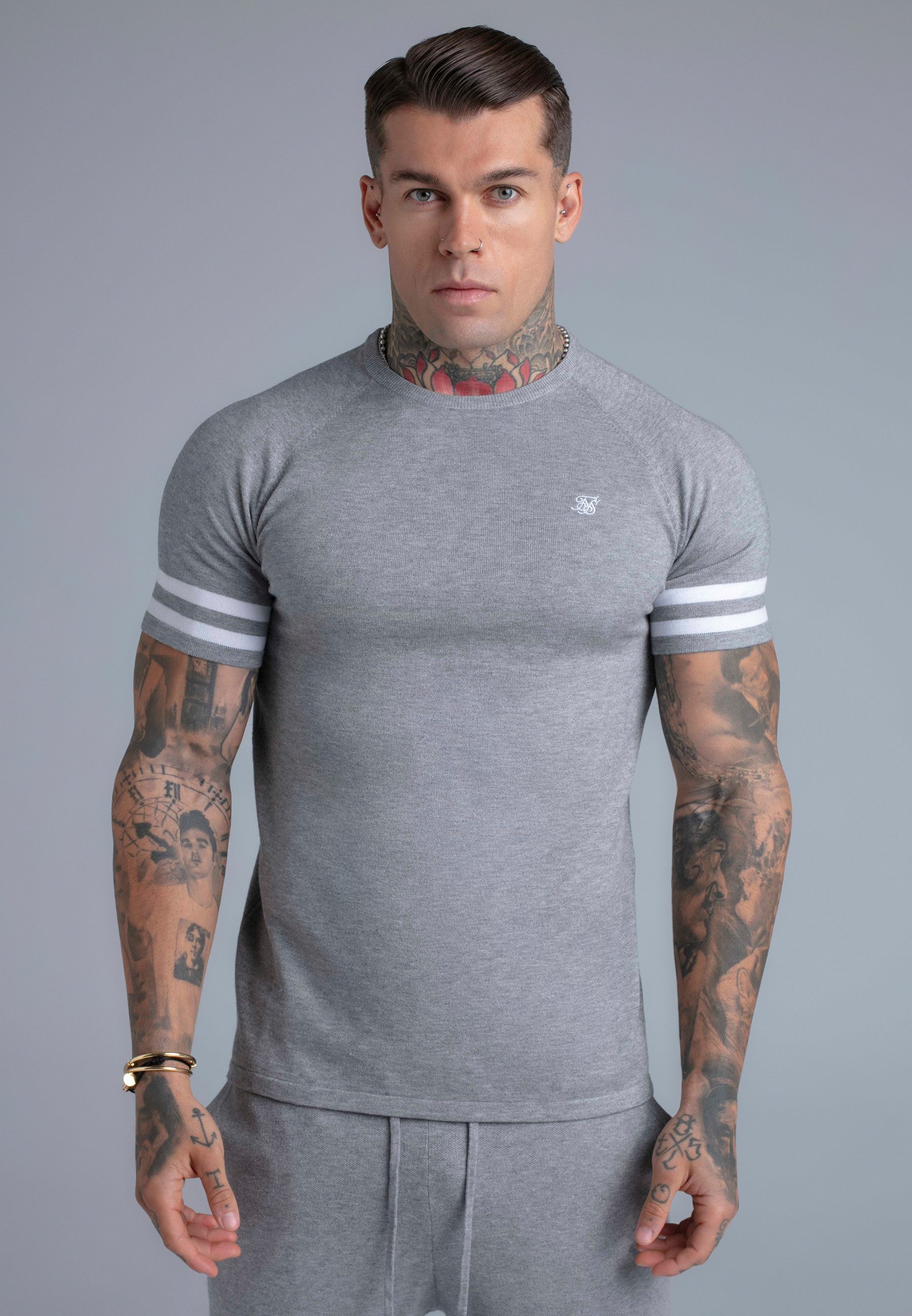 Siksilk T-Shirt SikSilk Herren Knitted T-Shirt günstig online kaufen