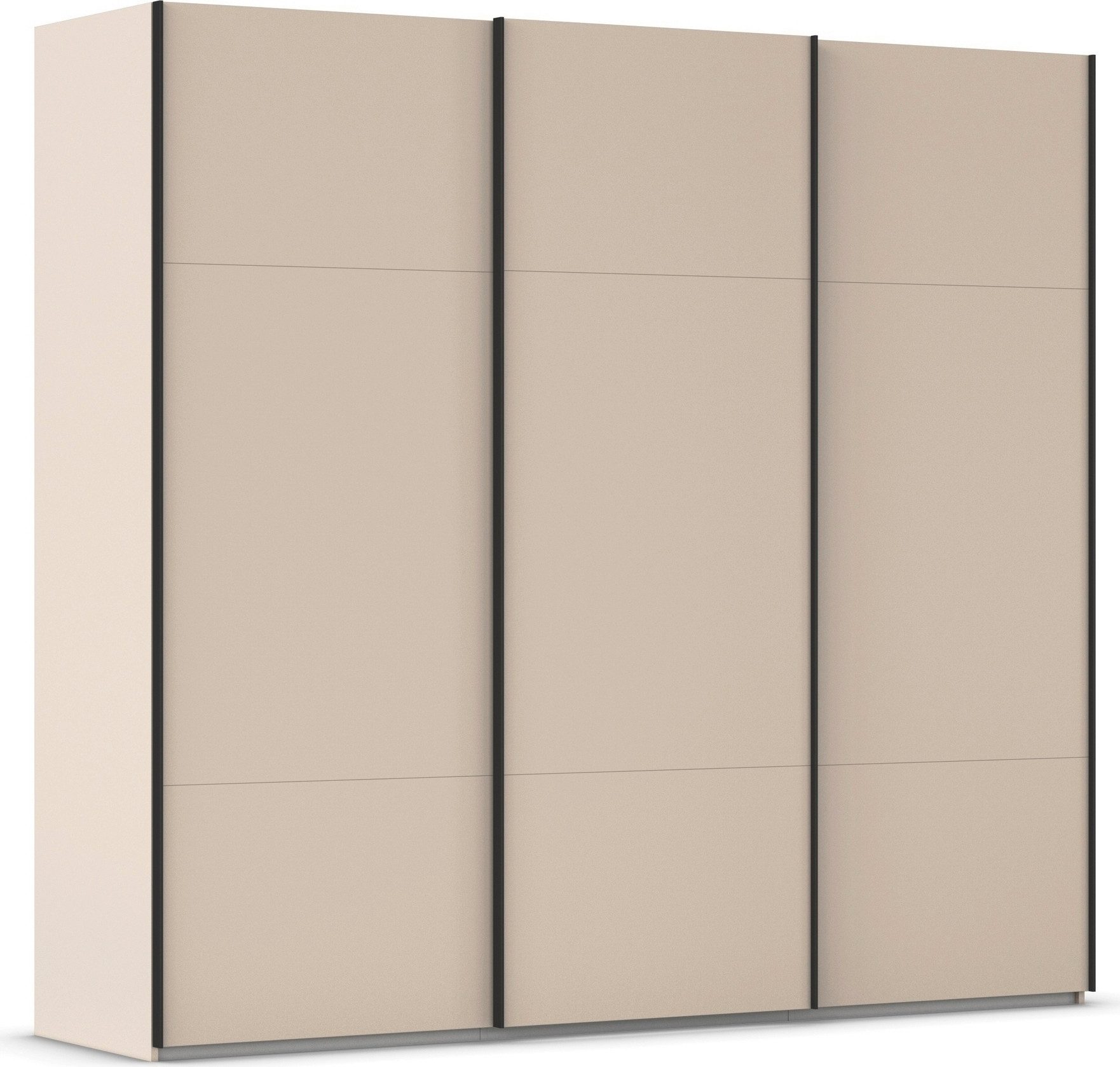 rauch Schwebetürenschrank Kleiderschrank Schrank Garderobe Schlafzimmerschrank CONTIDO (3 verschiedene Ausstattungen BASIC/CLASSIC/PREMIUM) aus hochwertigem Material in 6 Breiten 2 Griff-Farben MADE IN GERMANY