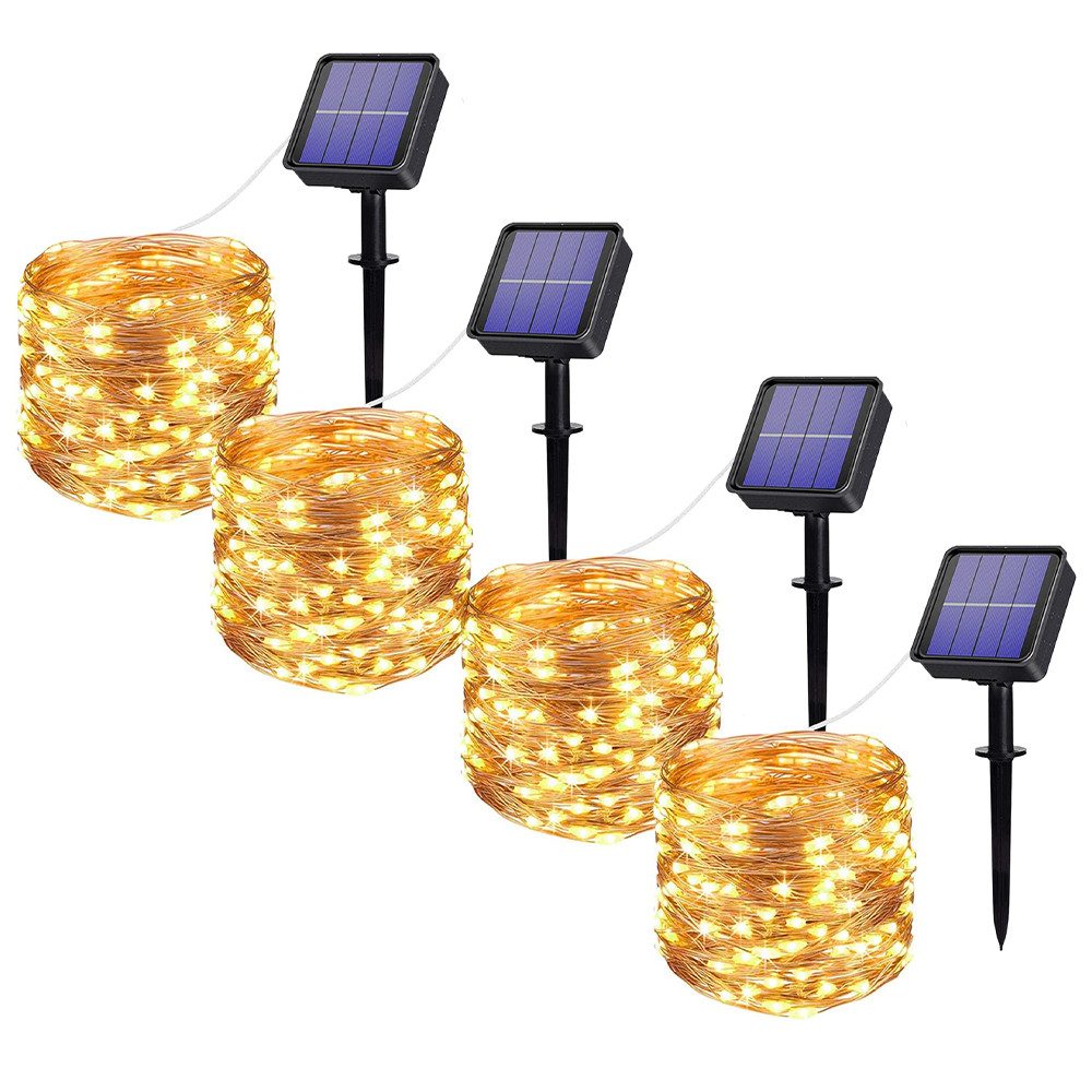 Hikity LED Solarleuchte Solar Lichterkette Aussen günstig online kaufen