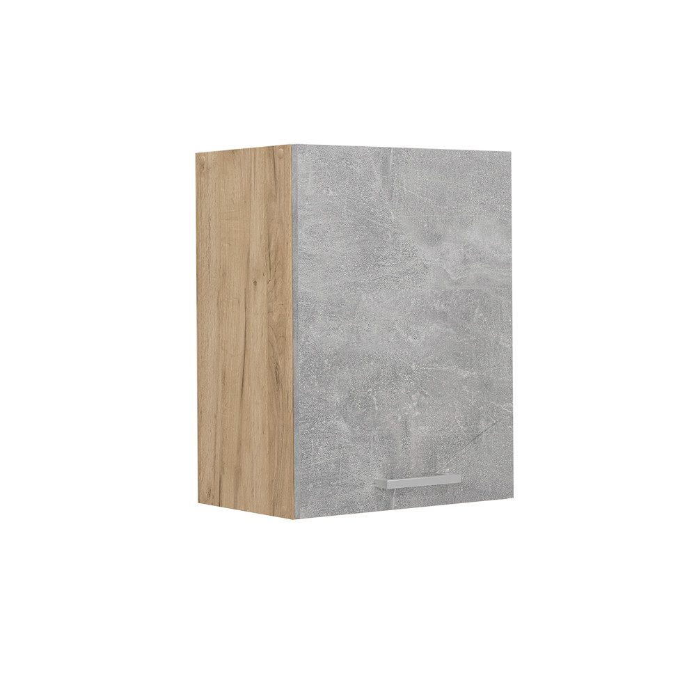 Vicco Hängeschrank R-Line, Beton/Goldkraft Eiche, 45 günstig online kaufen