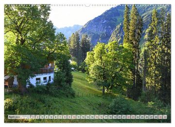 CALVENDO Wandkalender Kleines Walsertal - Das Kleinwalsertal in Vorarlberg (Premium, hochwertiger DIN A2 Wandkalender 2023, Kunstdruck in Hochglanz)