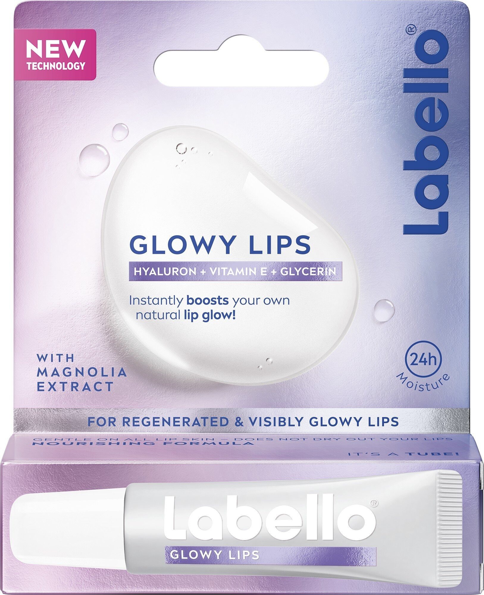 Labello Lippenbalsam Glowy Lips pflegender Lippenbalsam