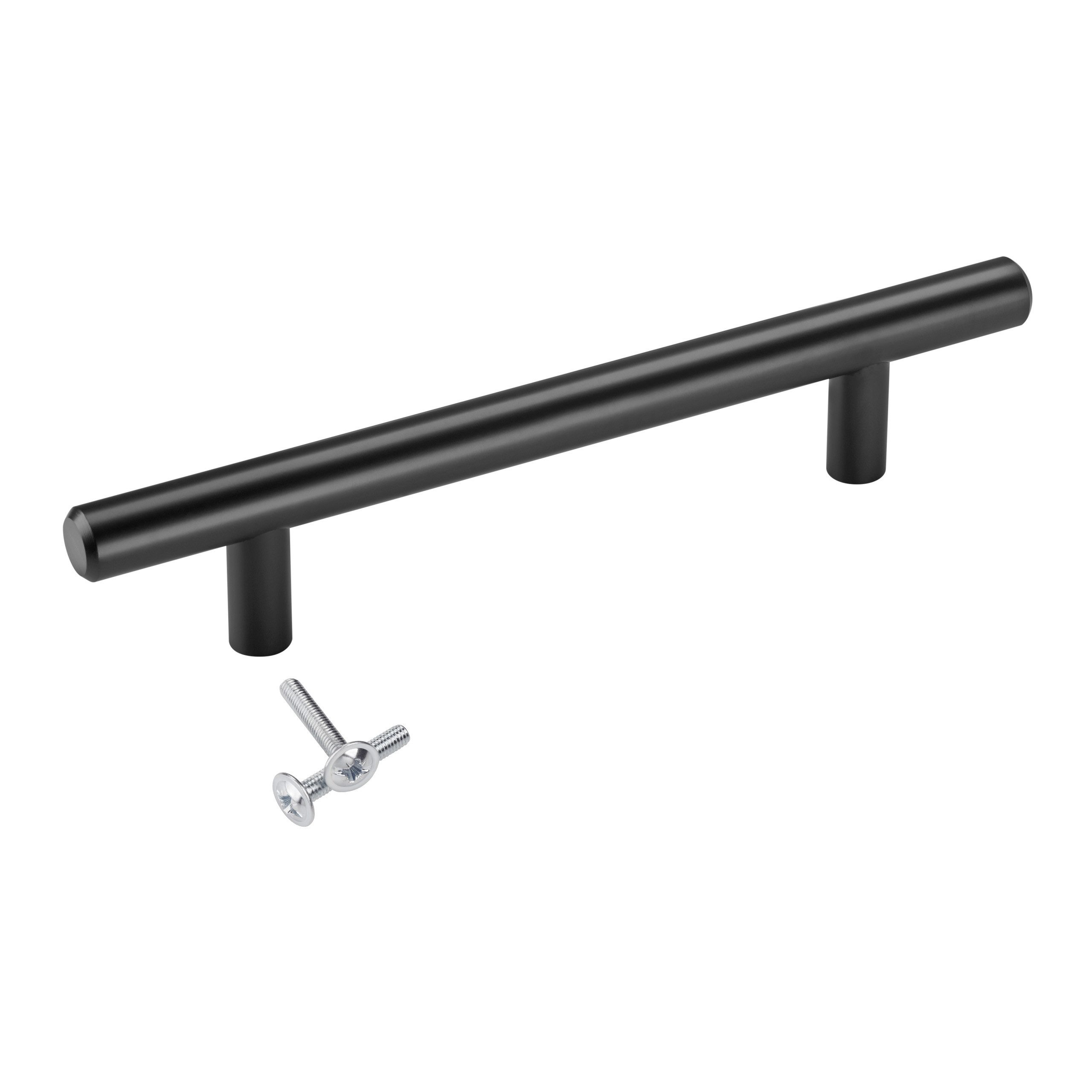 SO-TECH® Möbelgriff Stangengriff G1, schwarz, Lochabstände 96 - 128 mm, Lochabstand 96 mm, inkl. Schrauben
