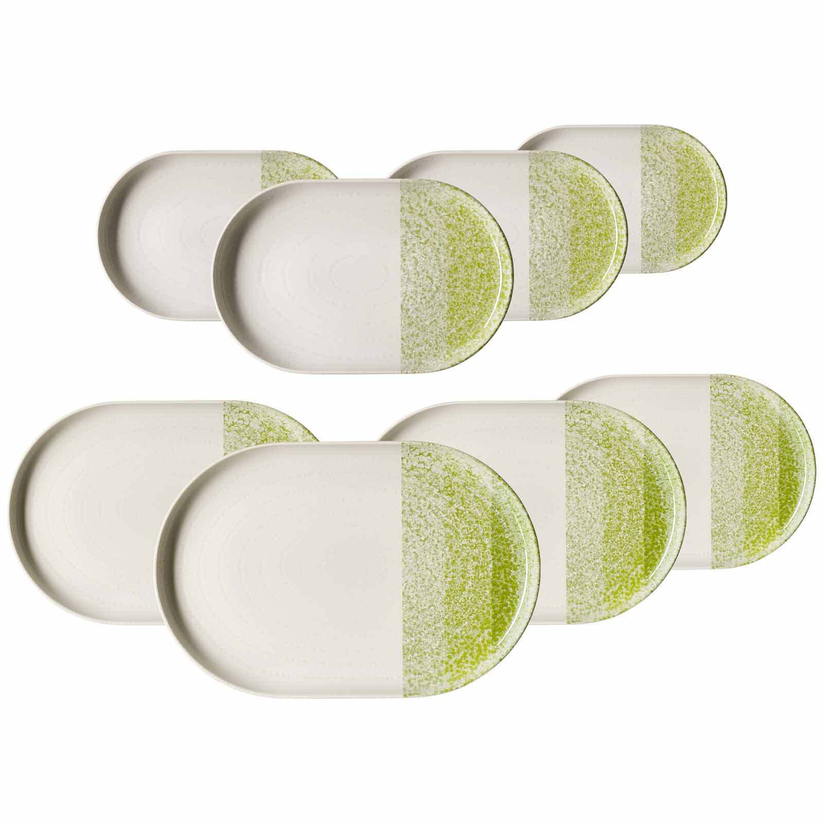 Ritzenhoff & Breker Trio Servierplatten 8er Set, Steinzeug, (8-tlg)