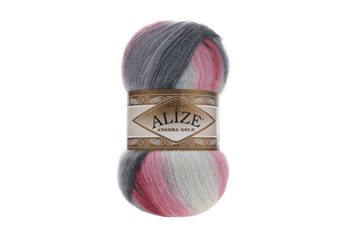 Thumbnail - Alize 5 x 100g Farbverlaufsgarn Alize Angor Gold Batik 20% Wolle Winterwolle Häkelwolle, 2750 m (Sparpaket, 5-St), 1602 ...