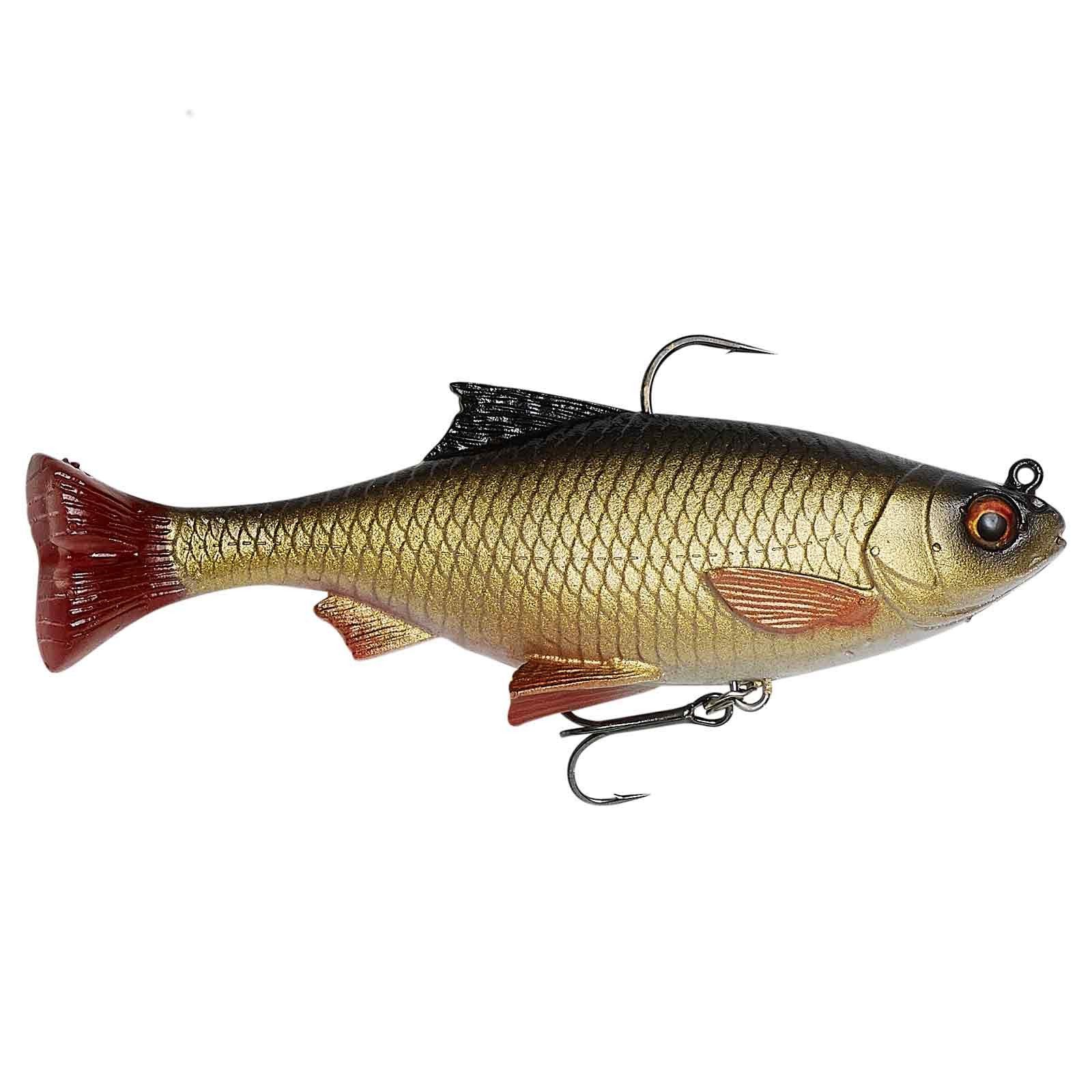 Savage Gear Kunstköder, Savage Gear 3D Pulse Tail Roach 13cm 2St Rudd Gummifisch montiert
