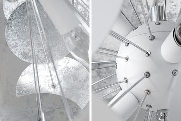 riess-ambiente Pendelleuchte INFINITY HOME 70cm weiß / silber, ohne Leuchtmittel, Wohnzimmer · Metall · Esszimmer · Pendel · Modern