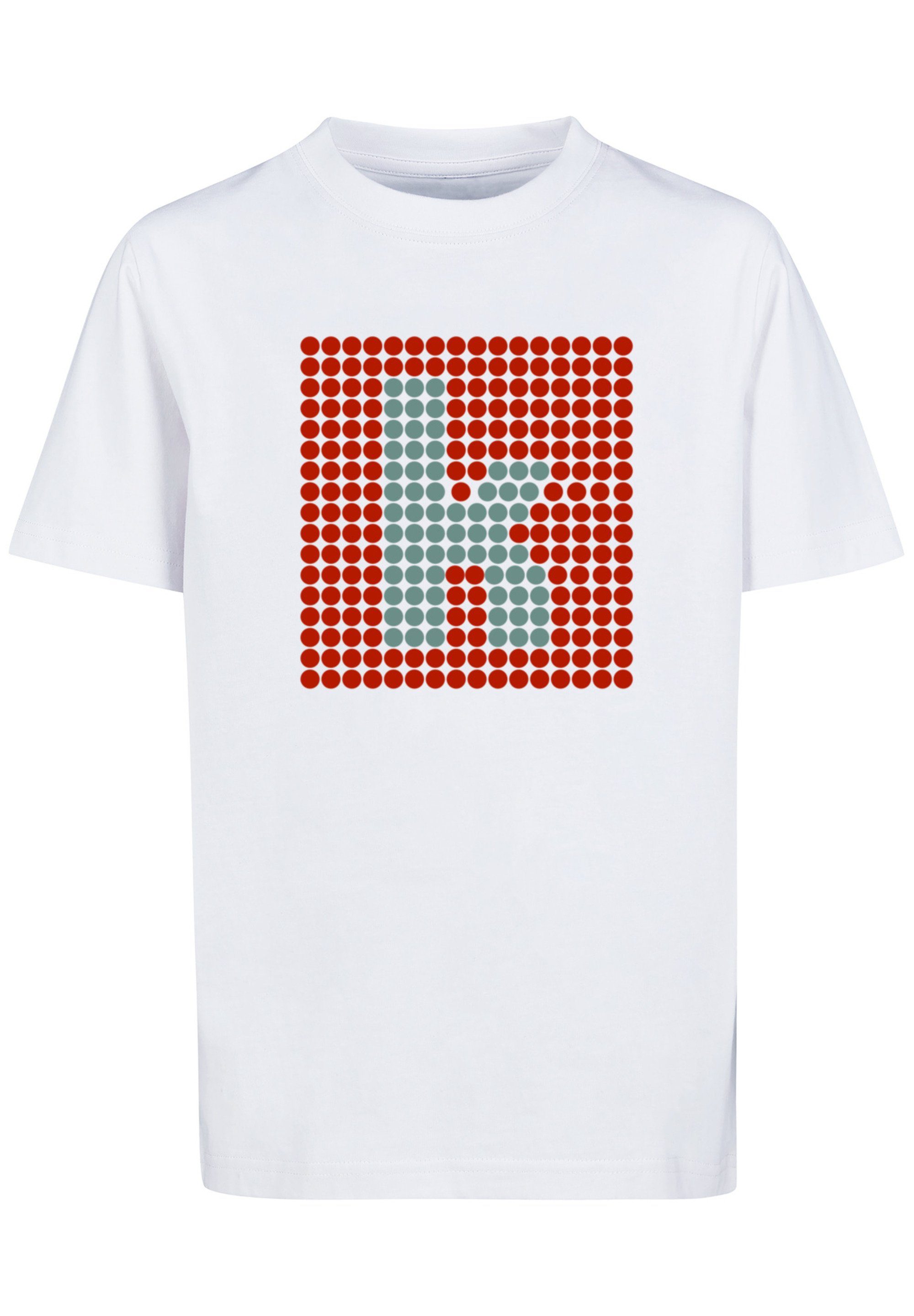 F4NT4STIC T-Shirt The Killers Rock Band K Glow Black Print, Das Model ist  145 cm groß und trägt Größe 145/152