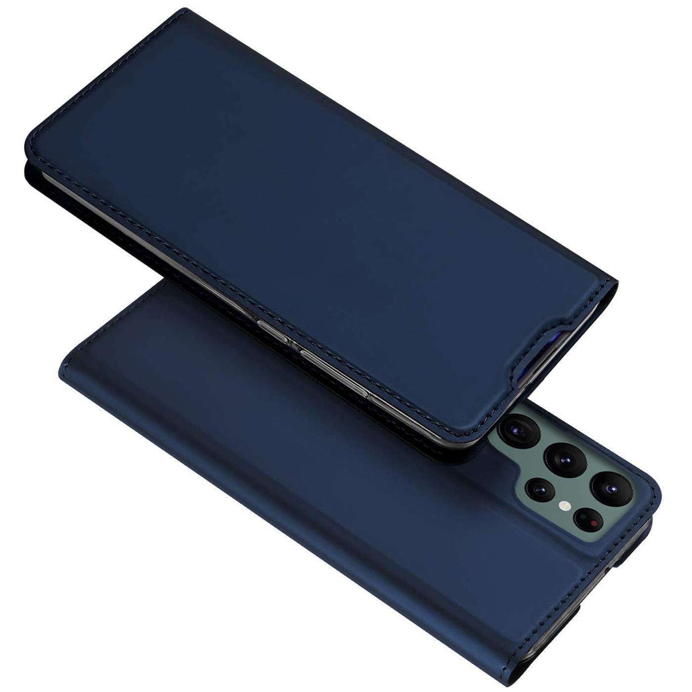 CoolGadget Handyhülle Klapptasche Wallet Kartenfach für Samsung Galaxy S23 Ultra 6,8 Zoll, Ultra Slim Flip Case Hülle Klapphülle Cover Schutzhülle – Bild 2 von 5