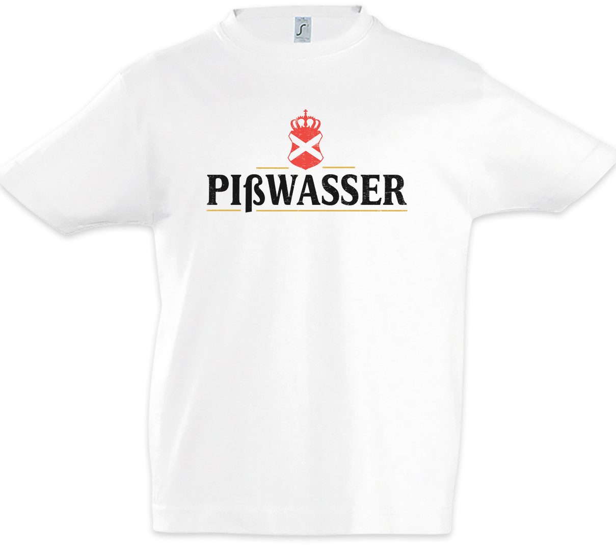 Print-Shirt Pißwasser Kinder T-Shirt Shirt Brewery Brauerei Bier VG Fun Alcohol