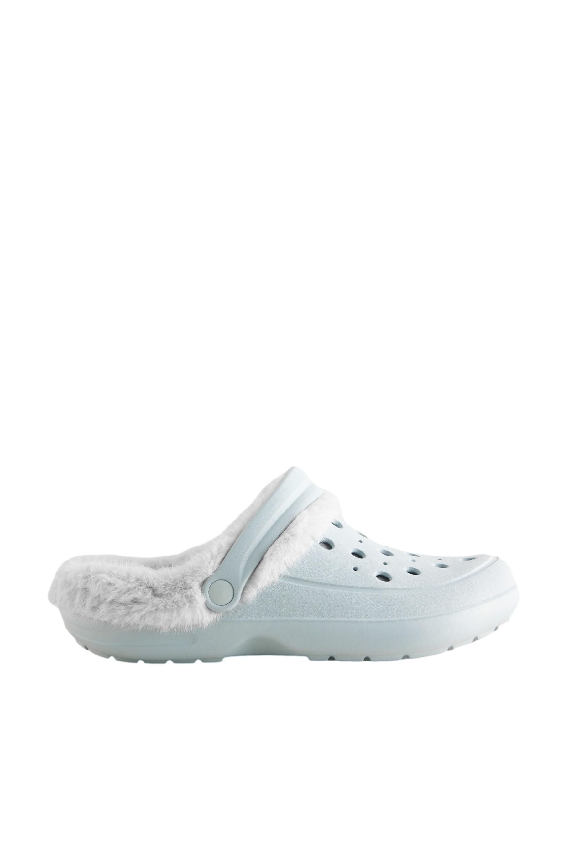 Clogs mit Kunstfellfutter Hausschuh