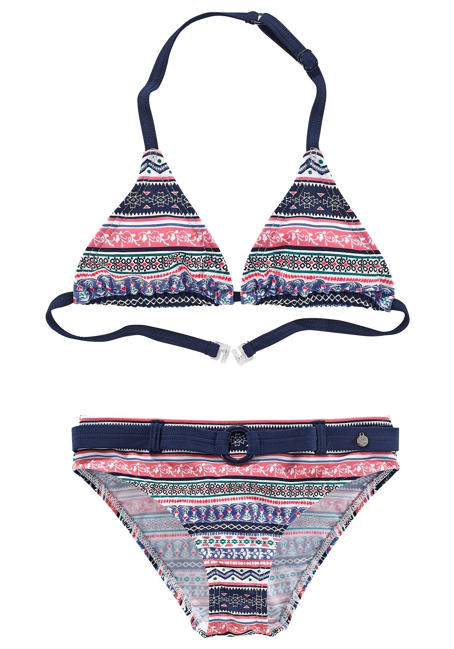 s.Oliver Triangel-Bikini Barcelona Kids Streifen-Look frechen im