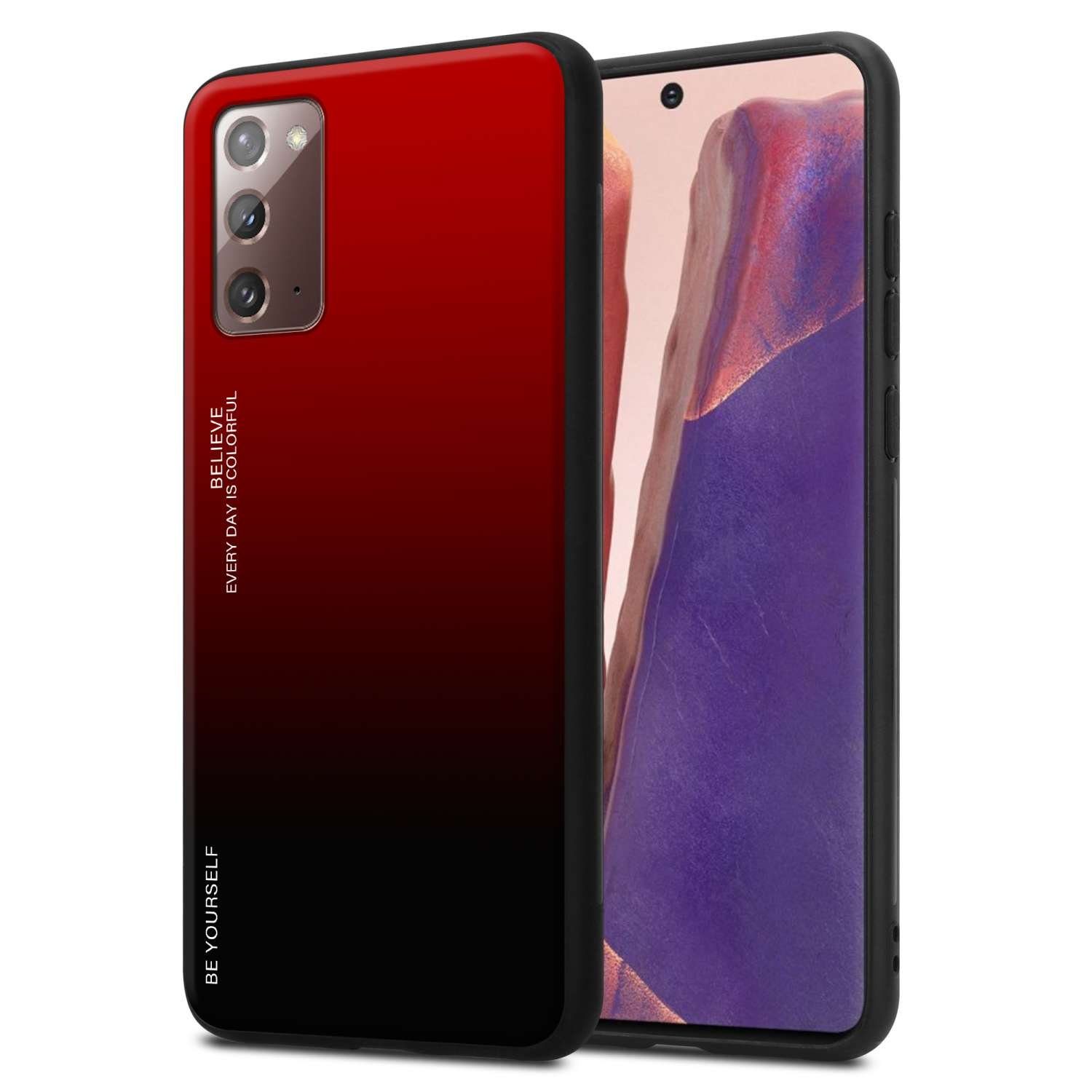 Cadorabo Handyhülle für Samsung Galaxy NOTE 20 Hülle Samsung Galaxy NOTE 20, Robustes Hard Case - Handy Schutzhülle - Hülle - Back Cover Bumper