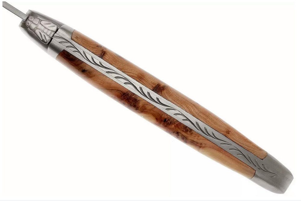 Forge de Laguiole Tafelmesser Forge de Laguiole 6 Tafelmesser Stahl Griff gemischte Hölzer 23,5 cm