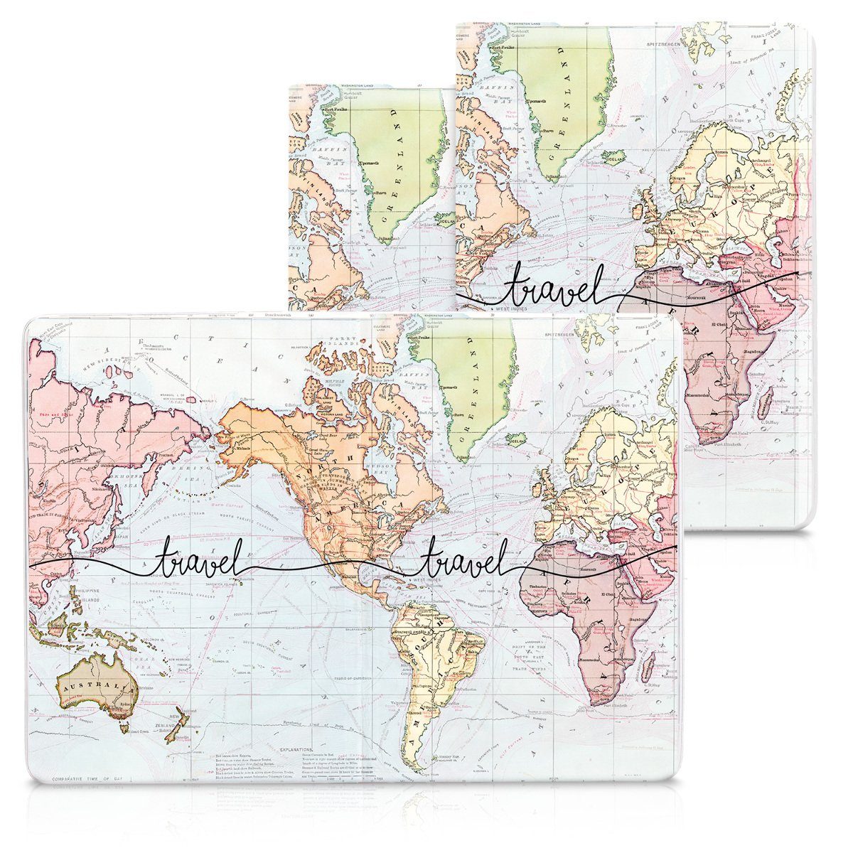 kwmobile Etui 3x Reisepass Kunststoff Schutzhülle, Ausweis Hülle Impfpass S günstig online kaufen