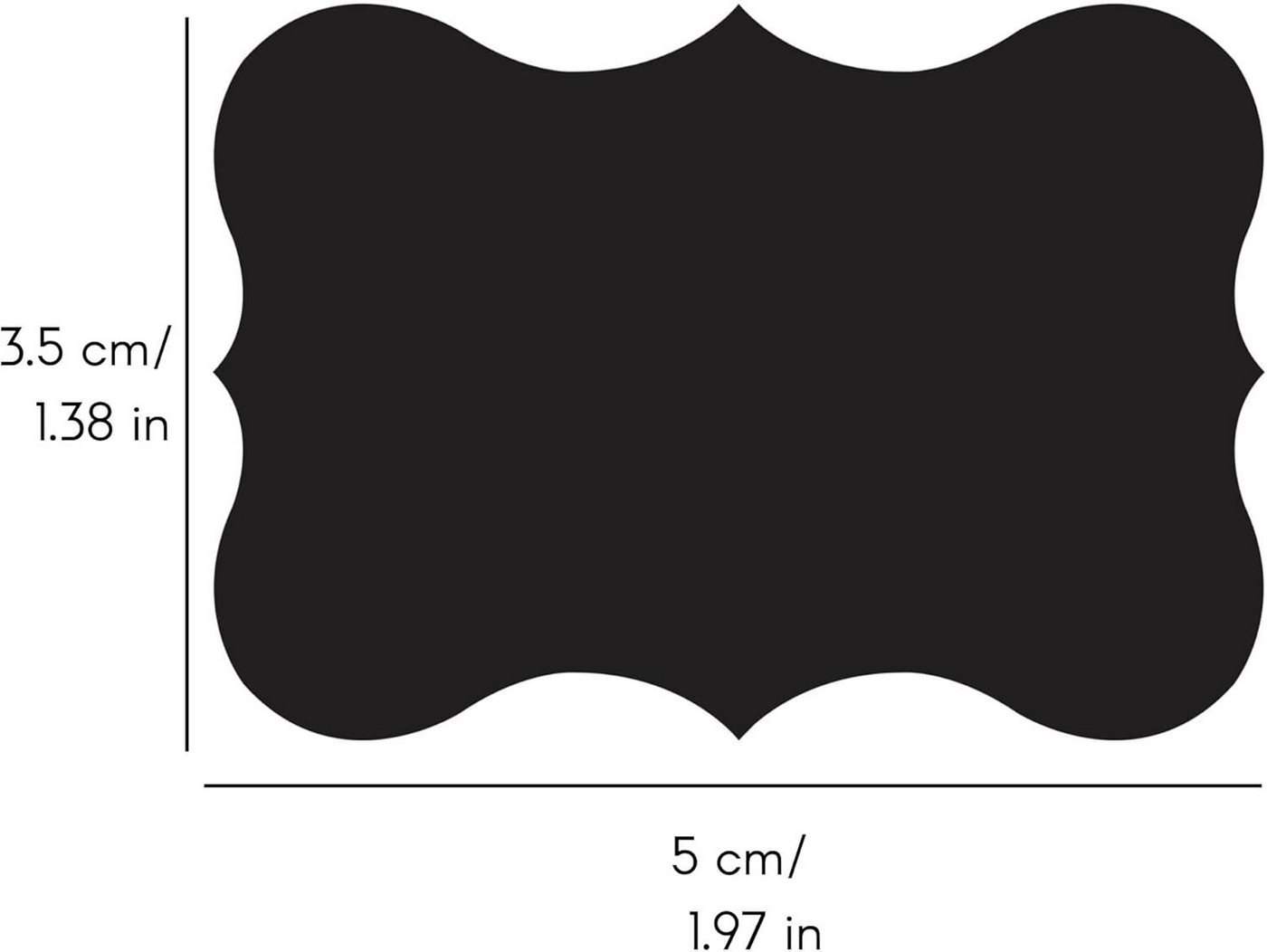 Thumbnail - Creative Home Sticker Set von 160 Tafeletiketten Tafel-Aufkleber mit Stift + Weiße Kreide, (160-tlg)