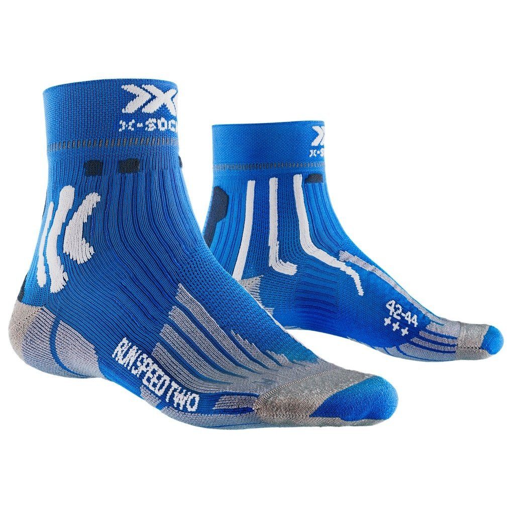 X-Socks Laufsocken Run Speed Two 4.0 blau/weiss Herren - 1 Paar günstig online kaufen