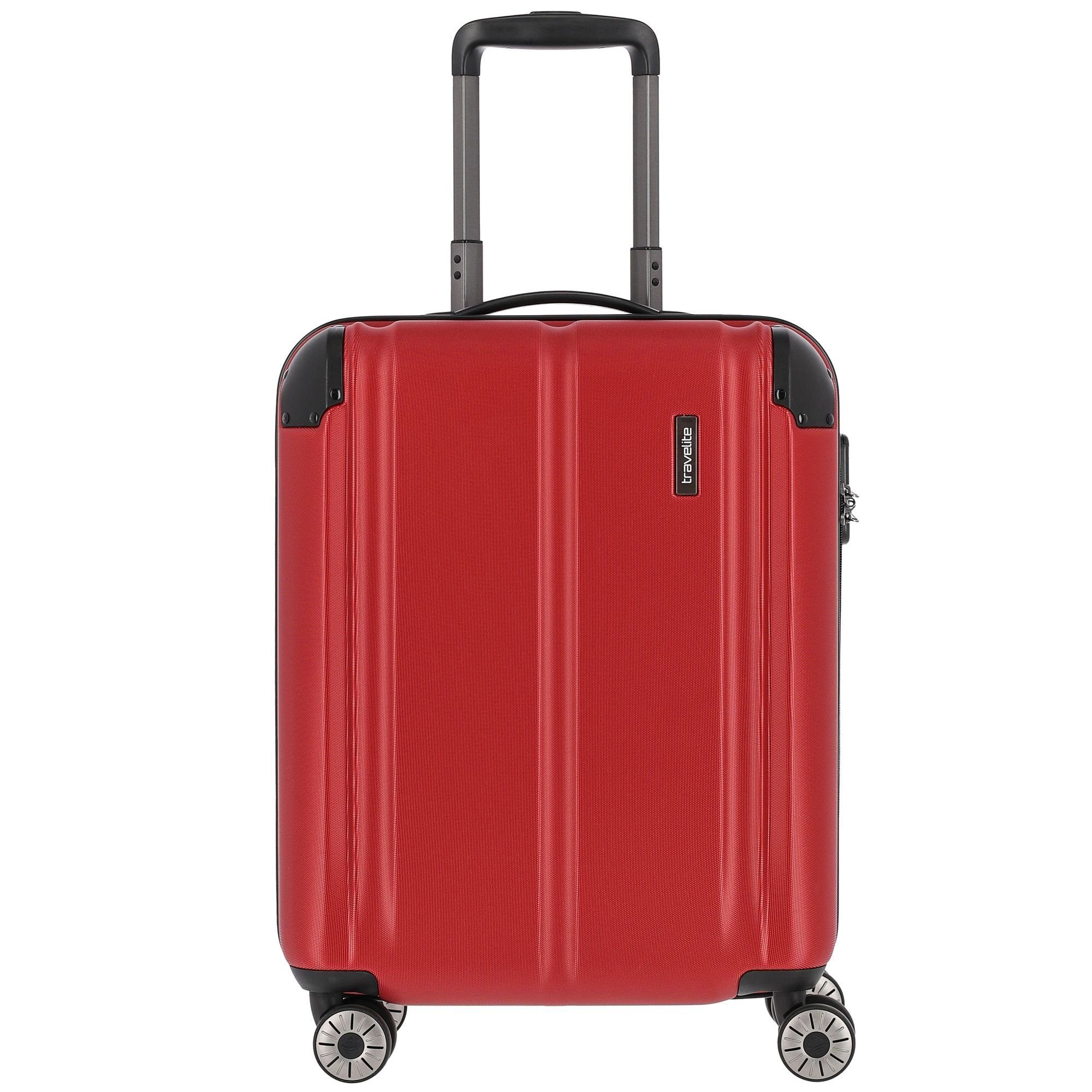 travelite Handgepäck-Trolley City, 4 Rollen, ABS
