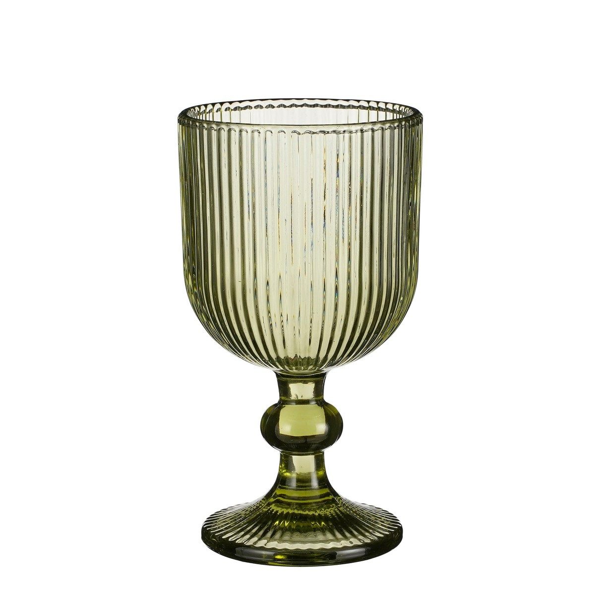 Mica Decorations Weinglas Merlot Wine Glass - Set of 6 - 250 ml - Glass - Light Green, Glas