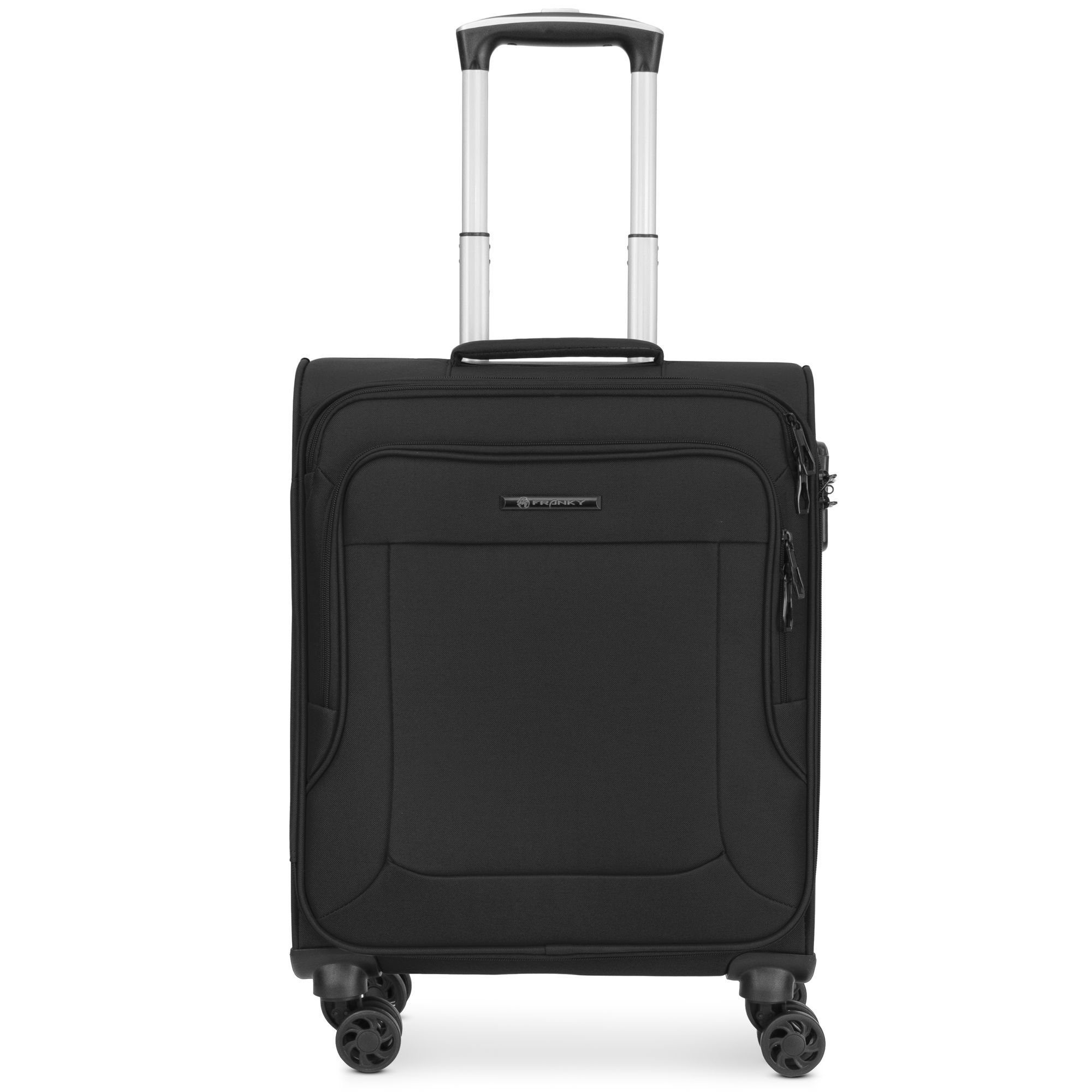 Franky Handgepäck-Trolley Melbourne 3.0, 4 Rollen, Polyester black