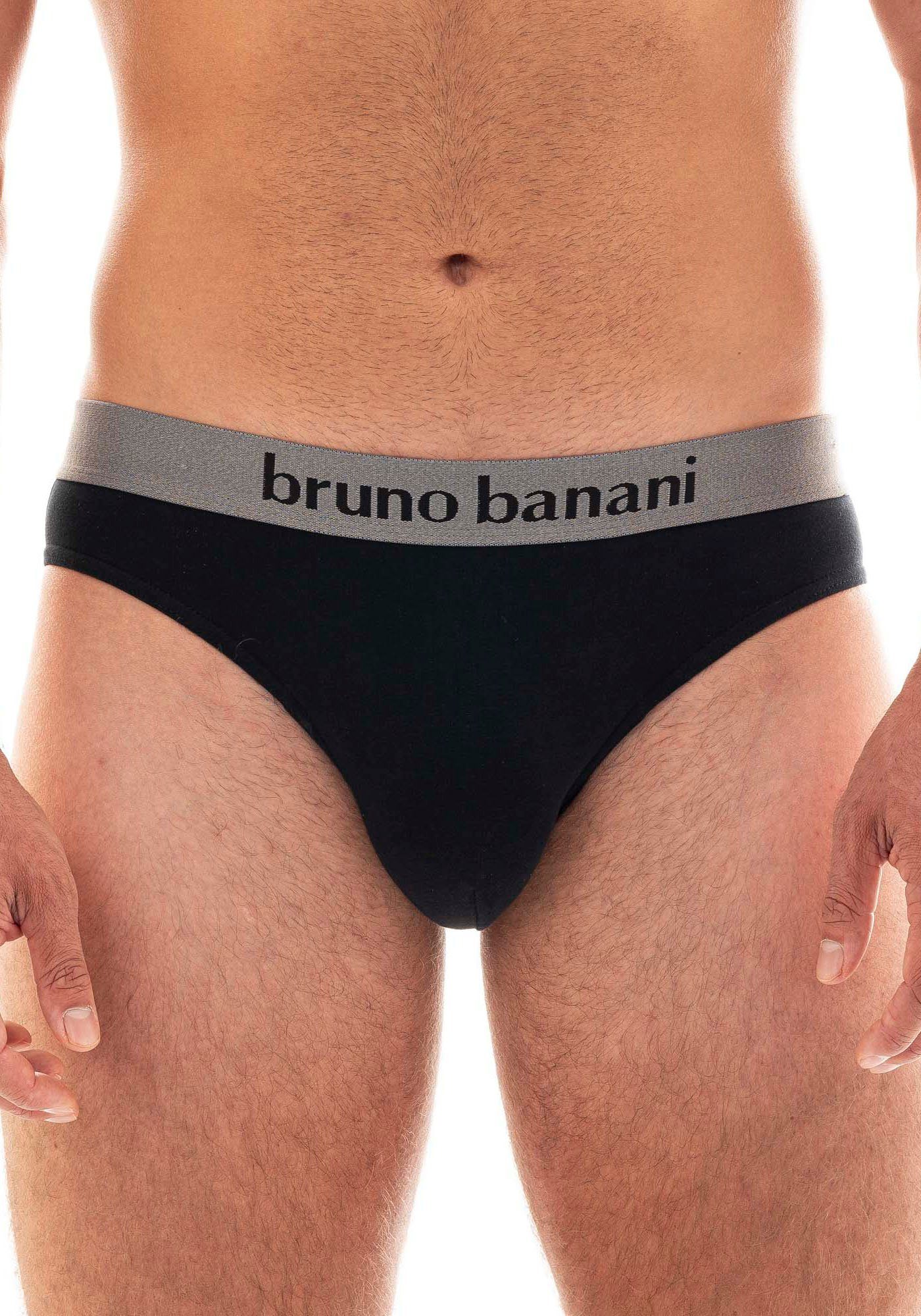 Bruno Banani Slip Flowing (2er Pack) mit Logobund