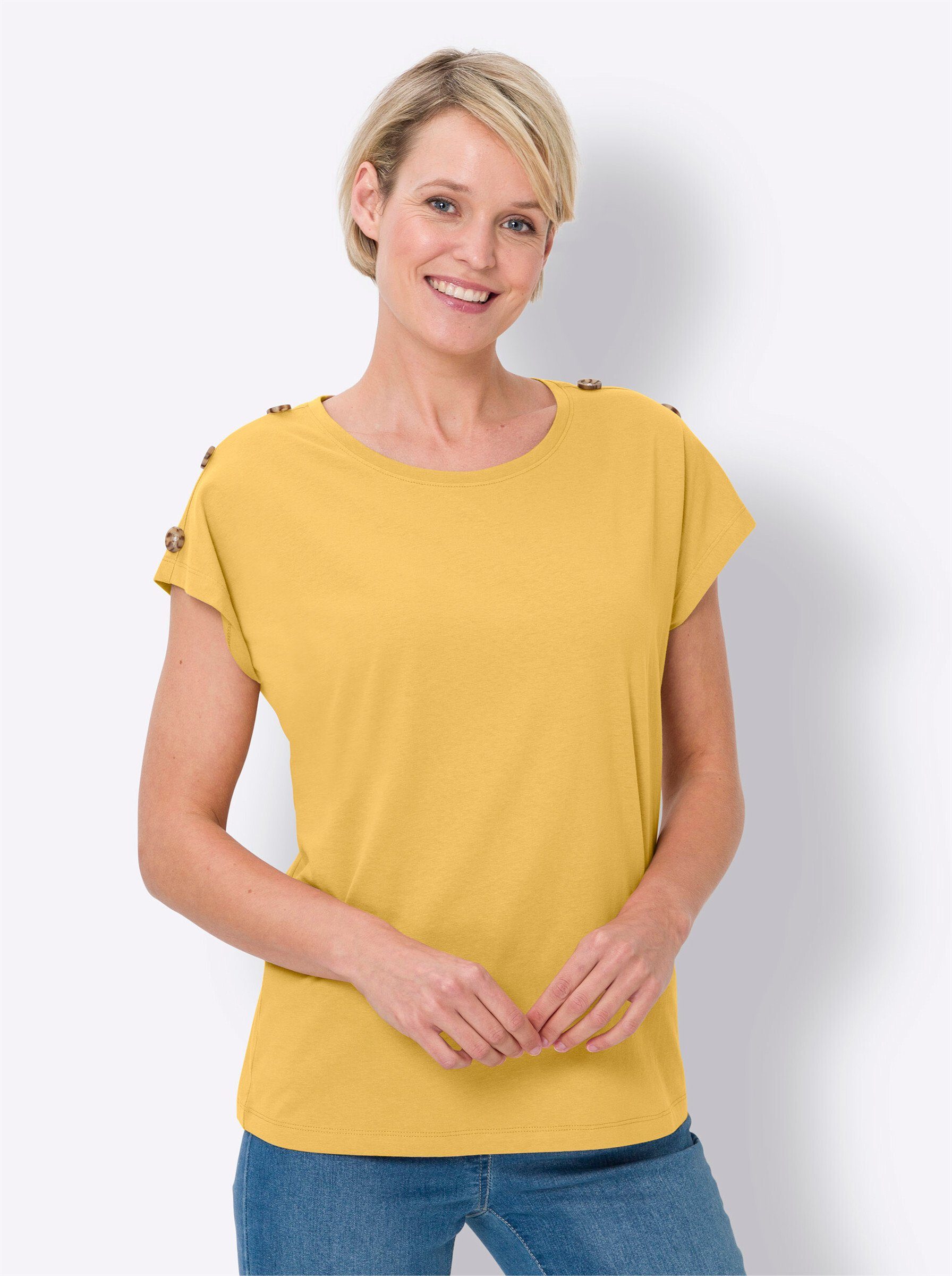 Sieh an! T-Shirt Kurzarm-Shirt Extra kurz günstig online kaufen