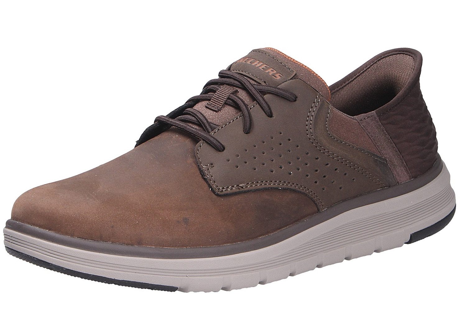 Skechers Herren Halbschuh braun Größe Slipper