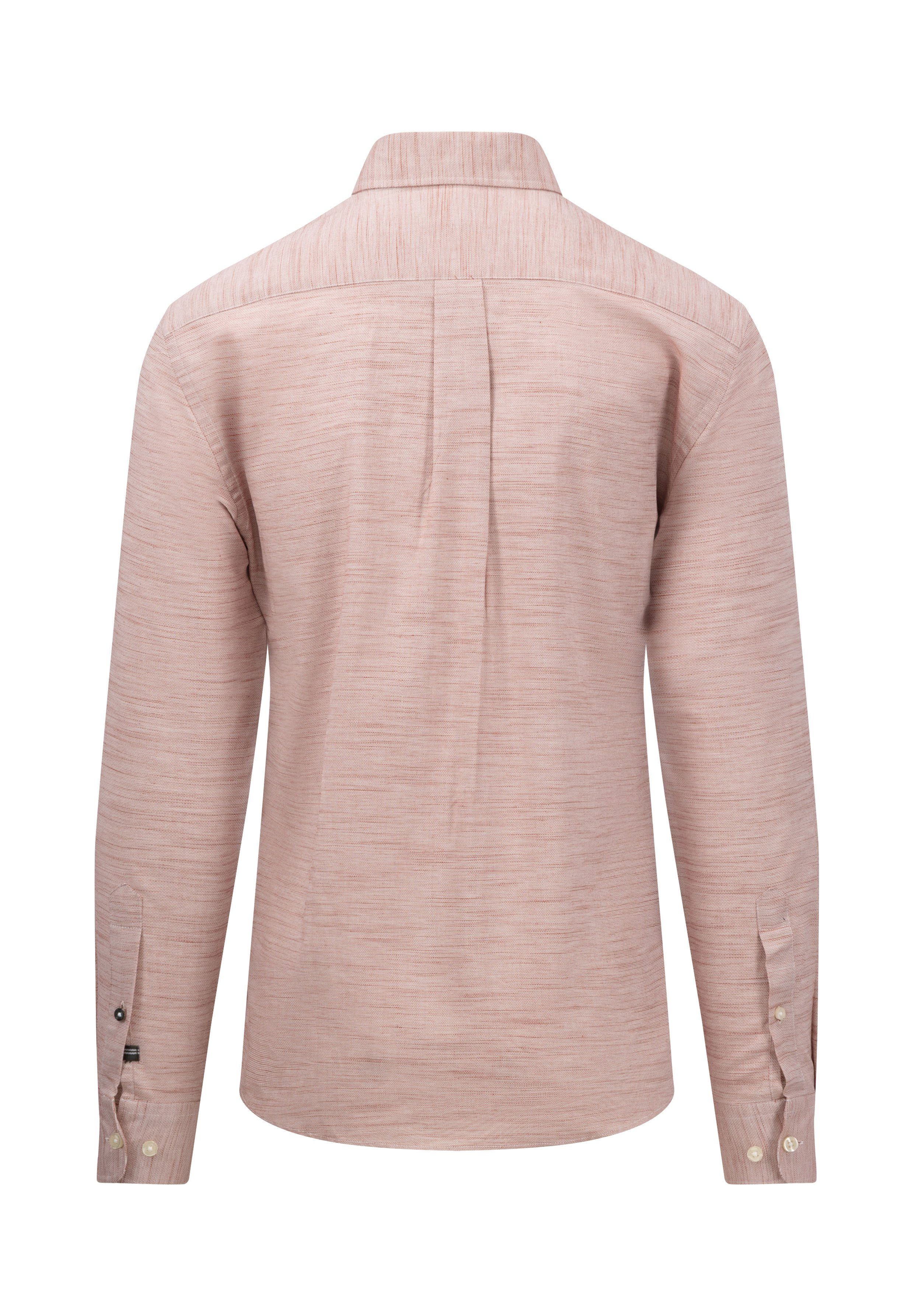 FYNCH-HATTON Langarmhemd mit Logoprägung auf der günstig online kaufen