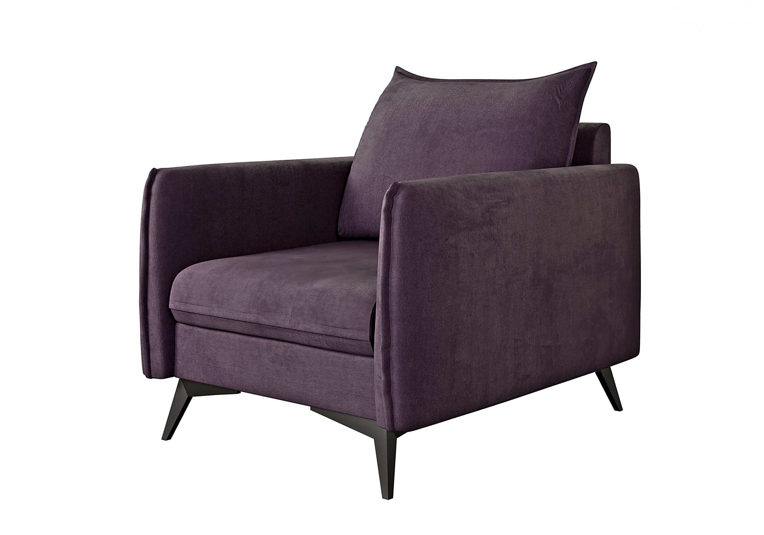 S-Style Möbel Sessel Azalea mit Schwarz günstig online kaufen