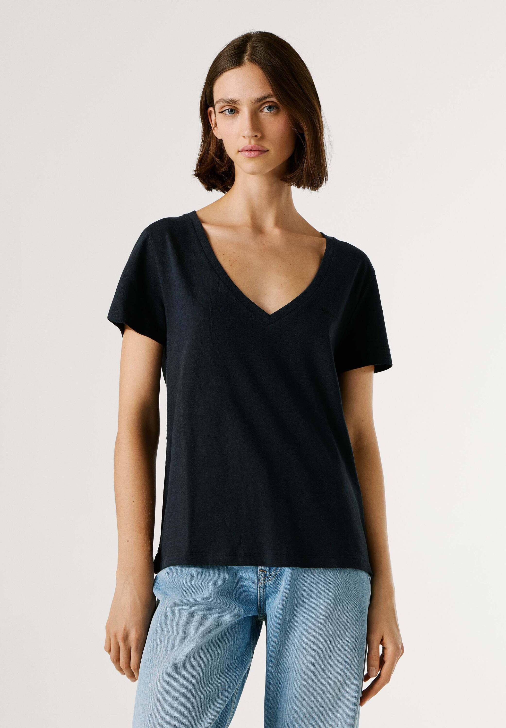 Pepe Jeans T-Shirt basic t-shirt MEGAN V-NECK