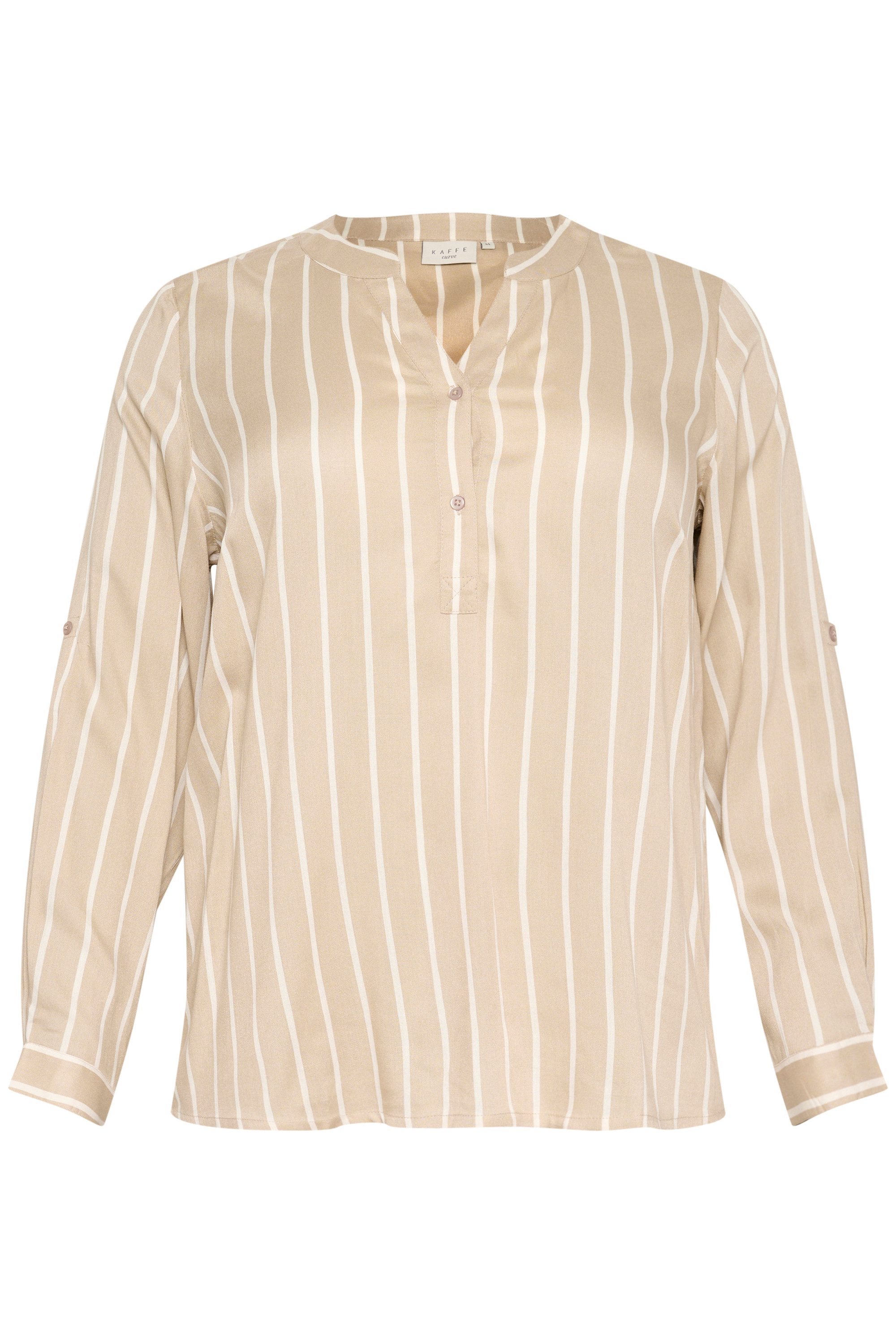 KAFFE Curve Langarmbluse Langarm-Bluse KCsida Große günstig online kaufen