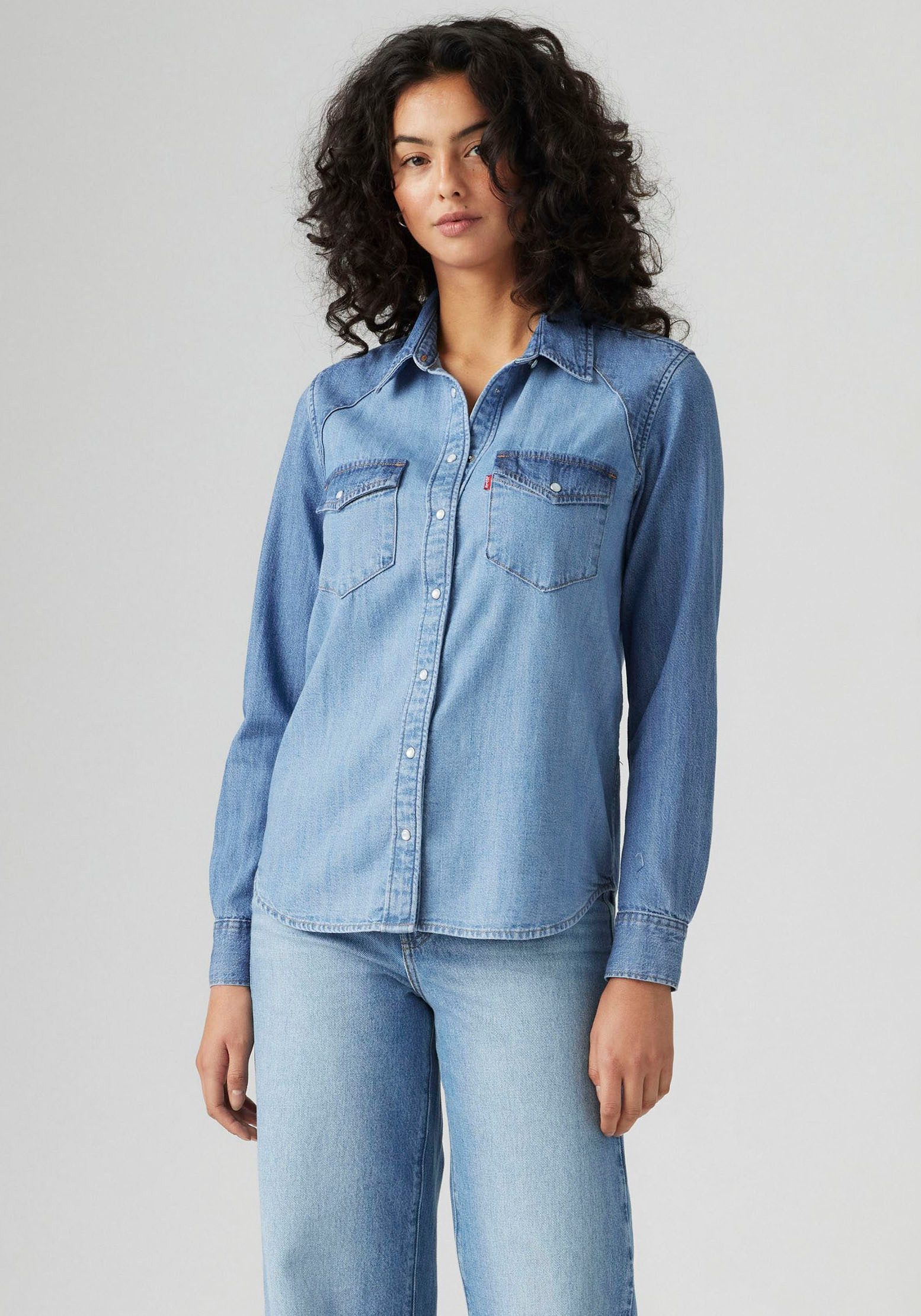 Levi's® Jeansbluse ESSENTIAL WESTERN mit Brusttaschen günstig online kaufen