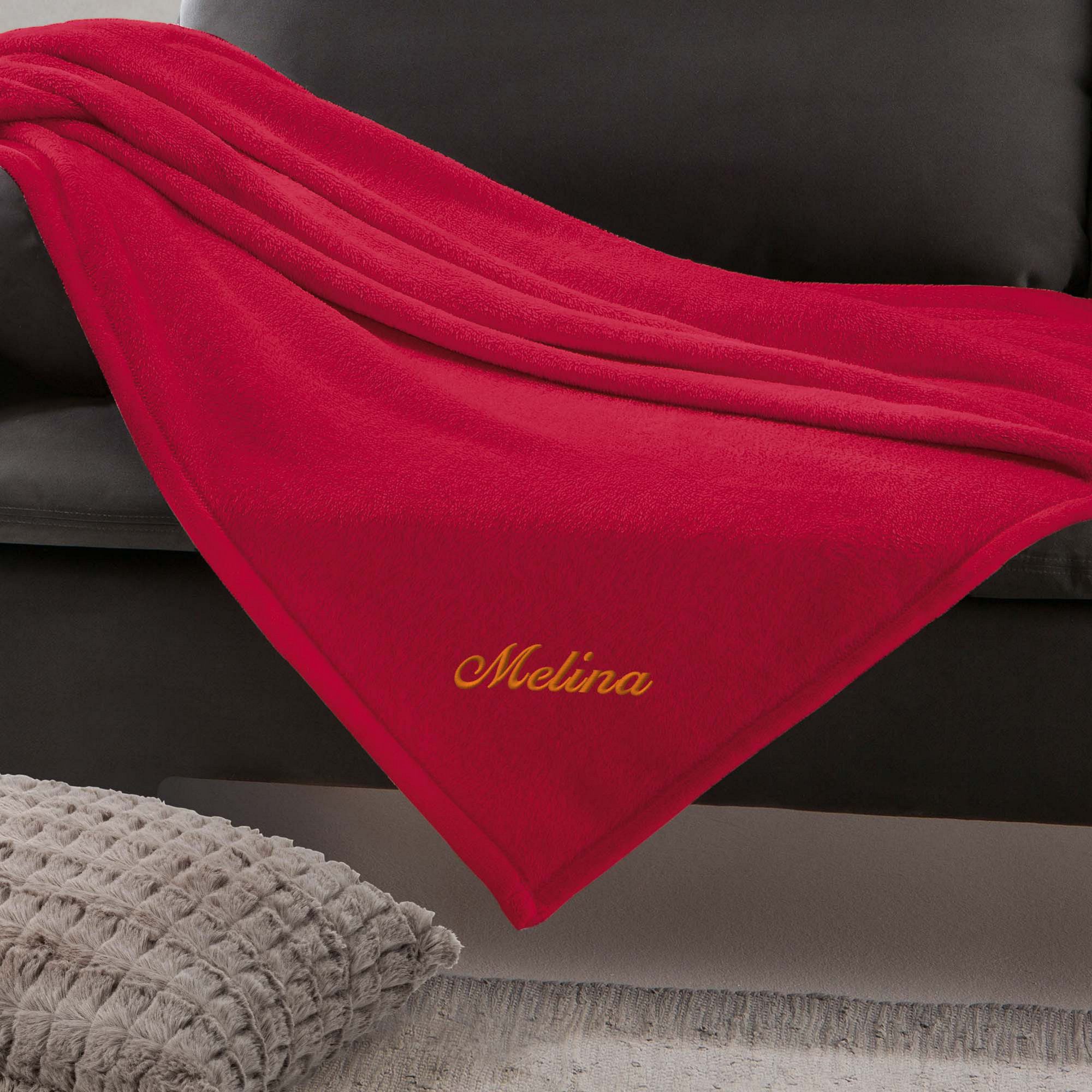 Wohndecke Wohndecke "Amarillo", REDBEST, Fleece Uni günstig online kaufen