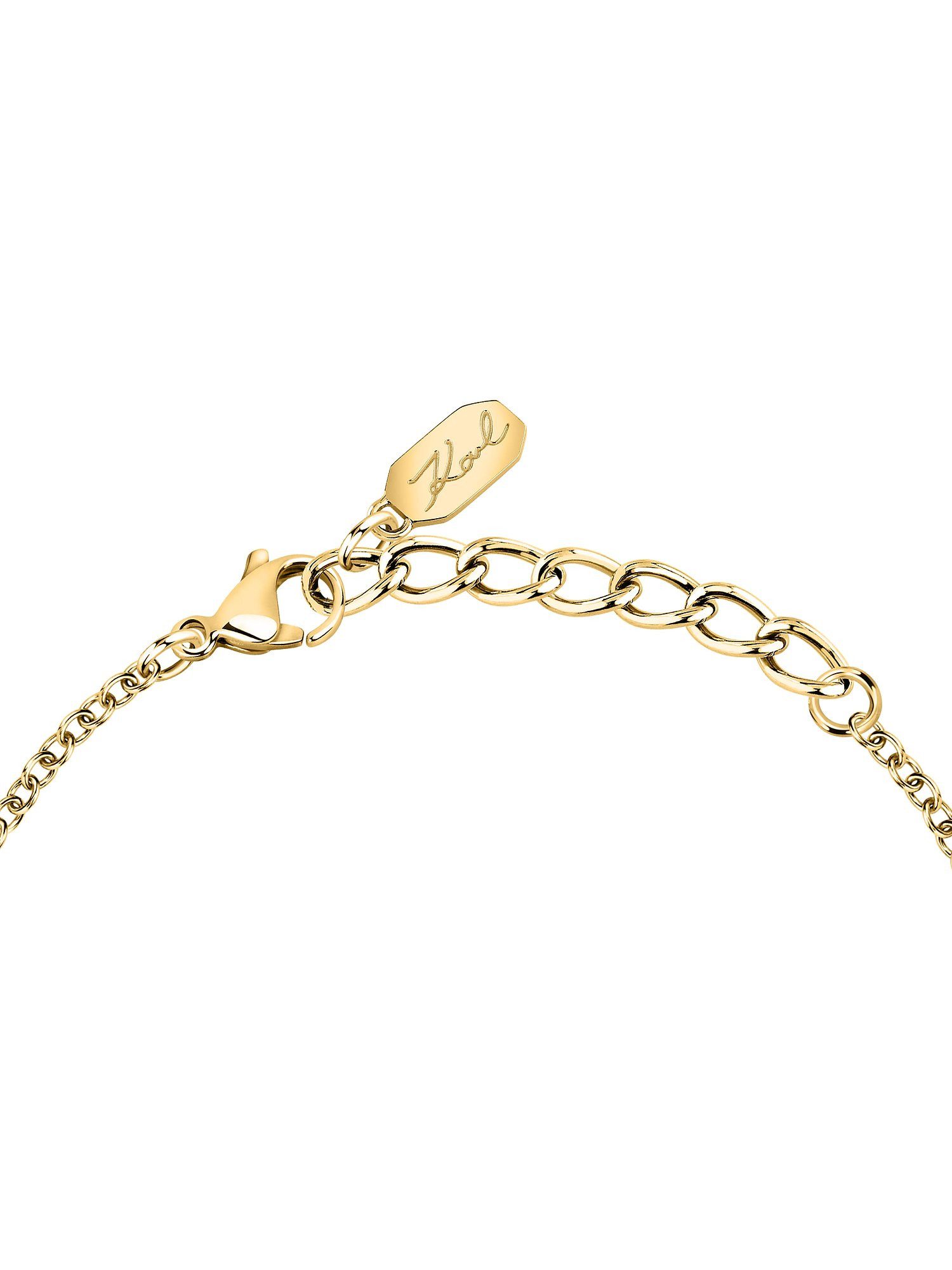 KARL LAGERFELD Armband Karl Lagerfeld Damen-Armband Edelstahl Kristall, Pave Amour