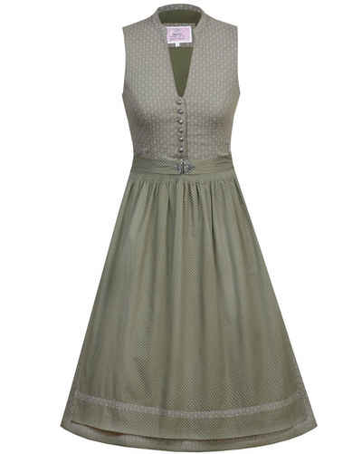 MarJo Dirndl 'Karina' Traditionell 696265, Moos Grün 65cm