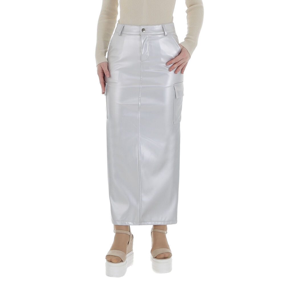 Ital-Design Lederimitatrock Damen Elegant (86365155) Stretch günstig online kaufen