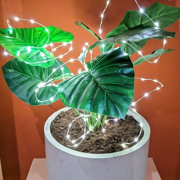 MARELIDA LED-Lichterkette LED Draht Lichtbündel Pflanzenbeleuchtung Blumenstrauß 8 Stränge 100cm, 160-flammig