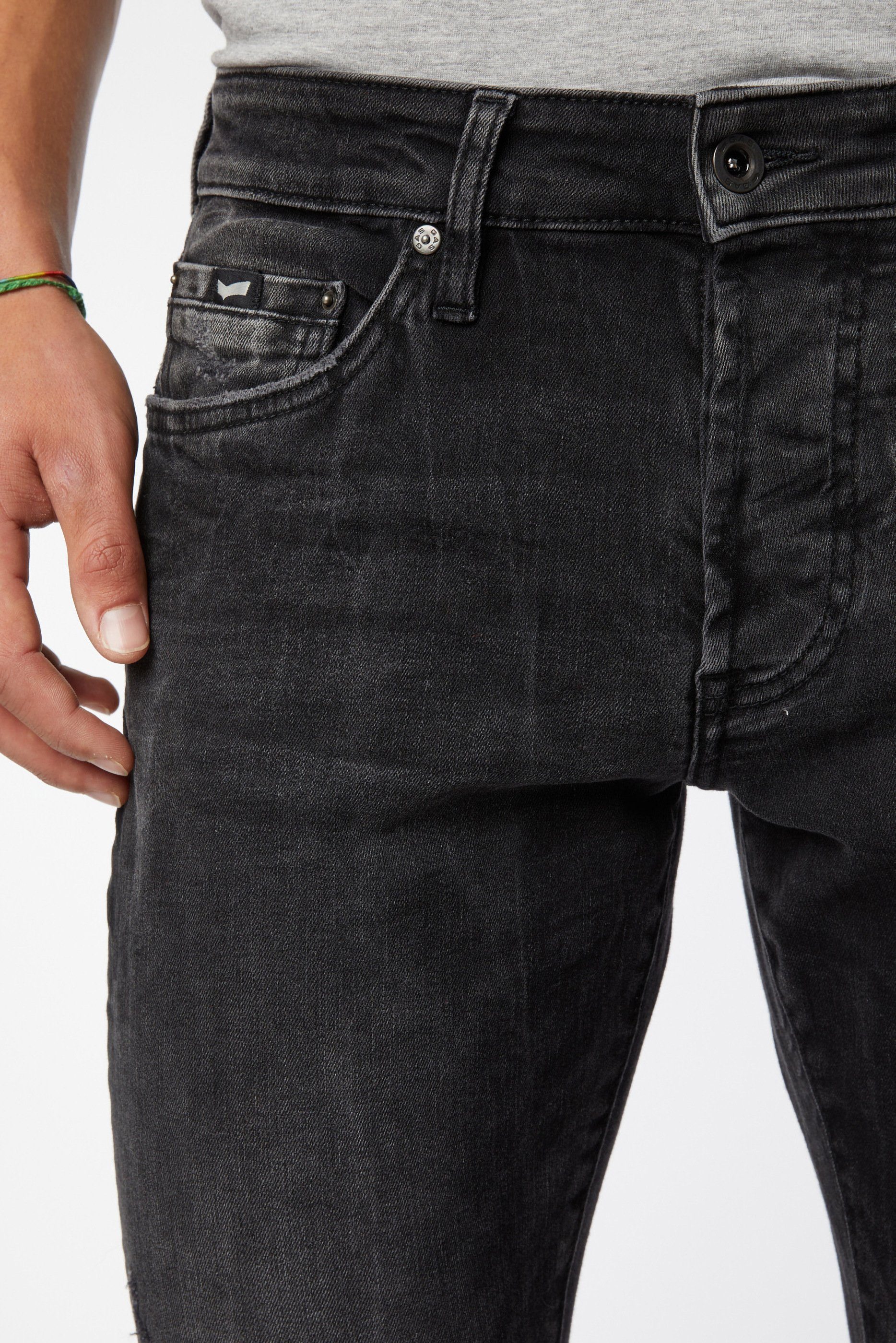 mit GAS Tapered-fit-Jeans Button-Fly NORTON CARROT