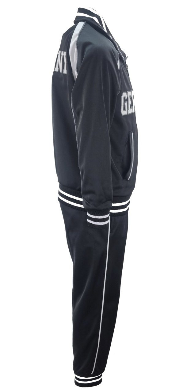 JF560 Trainingsanzug Boy Fashion Namen Deutschland Sportanzug Druck Trainingsanzug Freizeitanzug Schwarz mit Germany,