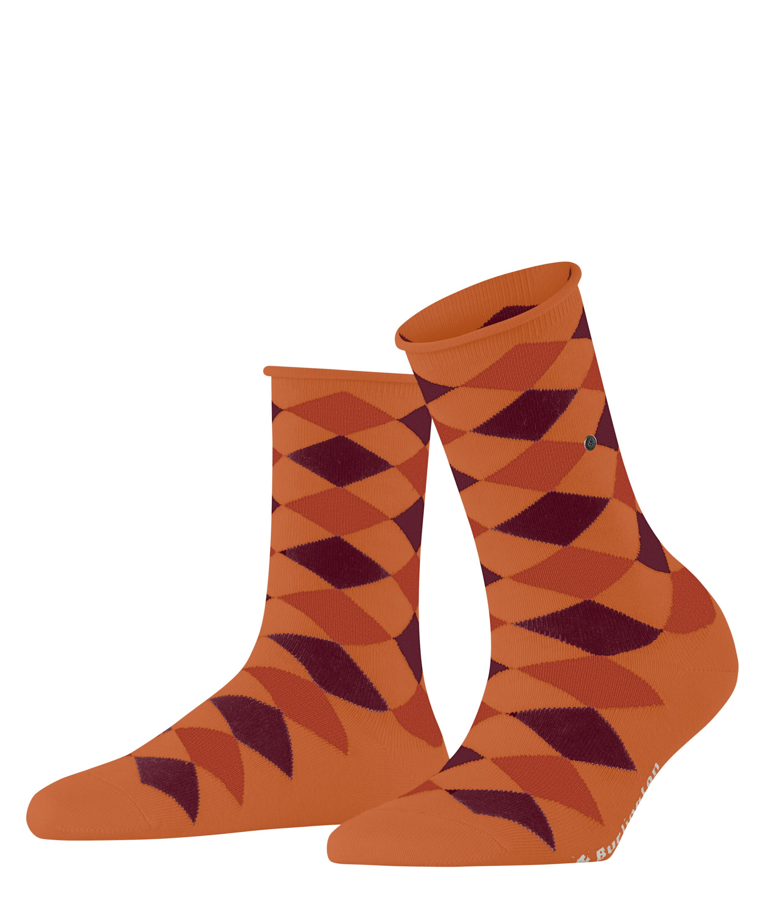 Burlington Kurzsocken Sandy (1-Paar) mit neu interpretiertem Argyle-Muster günstig online kaufen