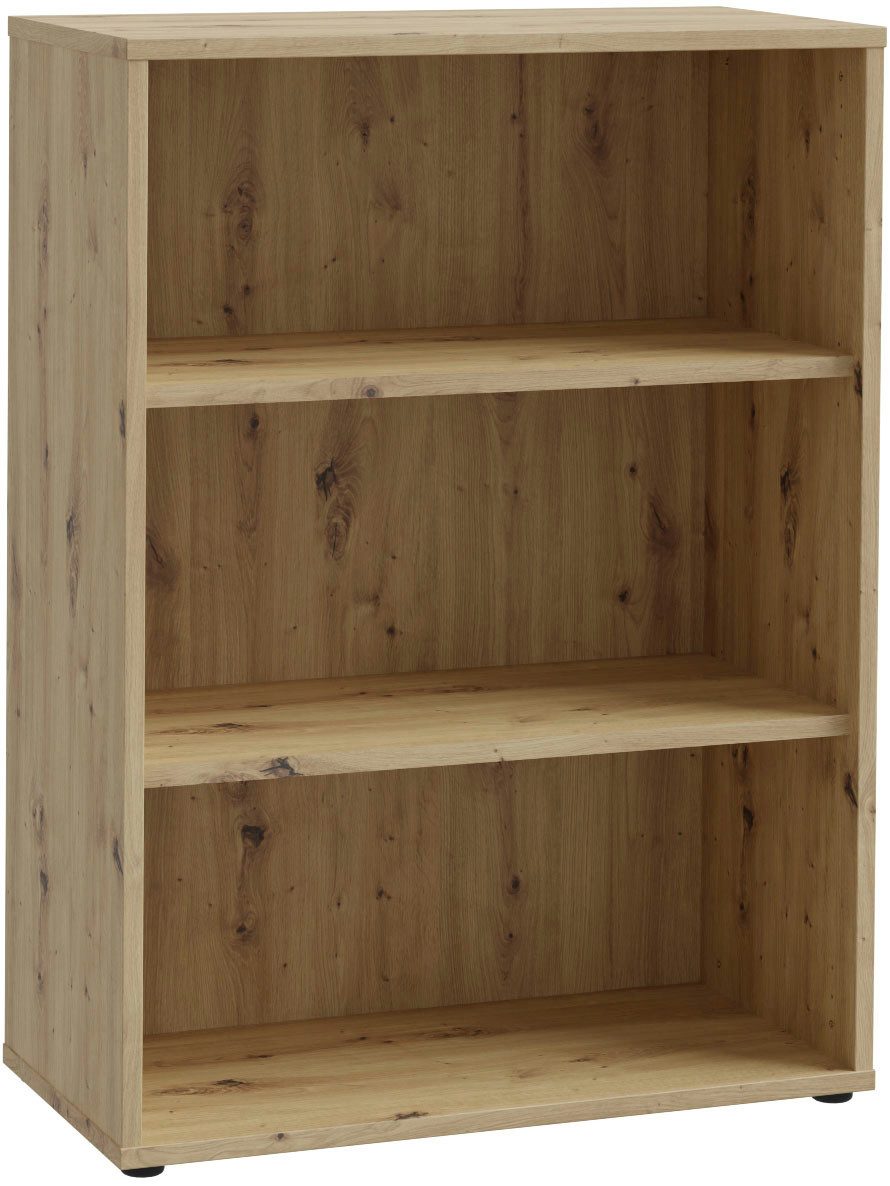 FORTE Aktenregal Goldsboro, mit 3 offenen Fächern, unterschiedliche Breiten, Höhe 115 cm