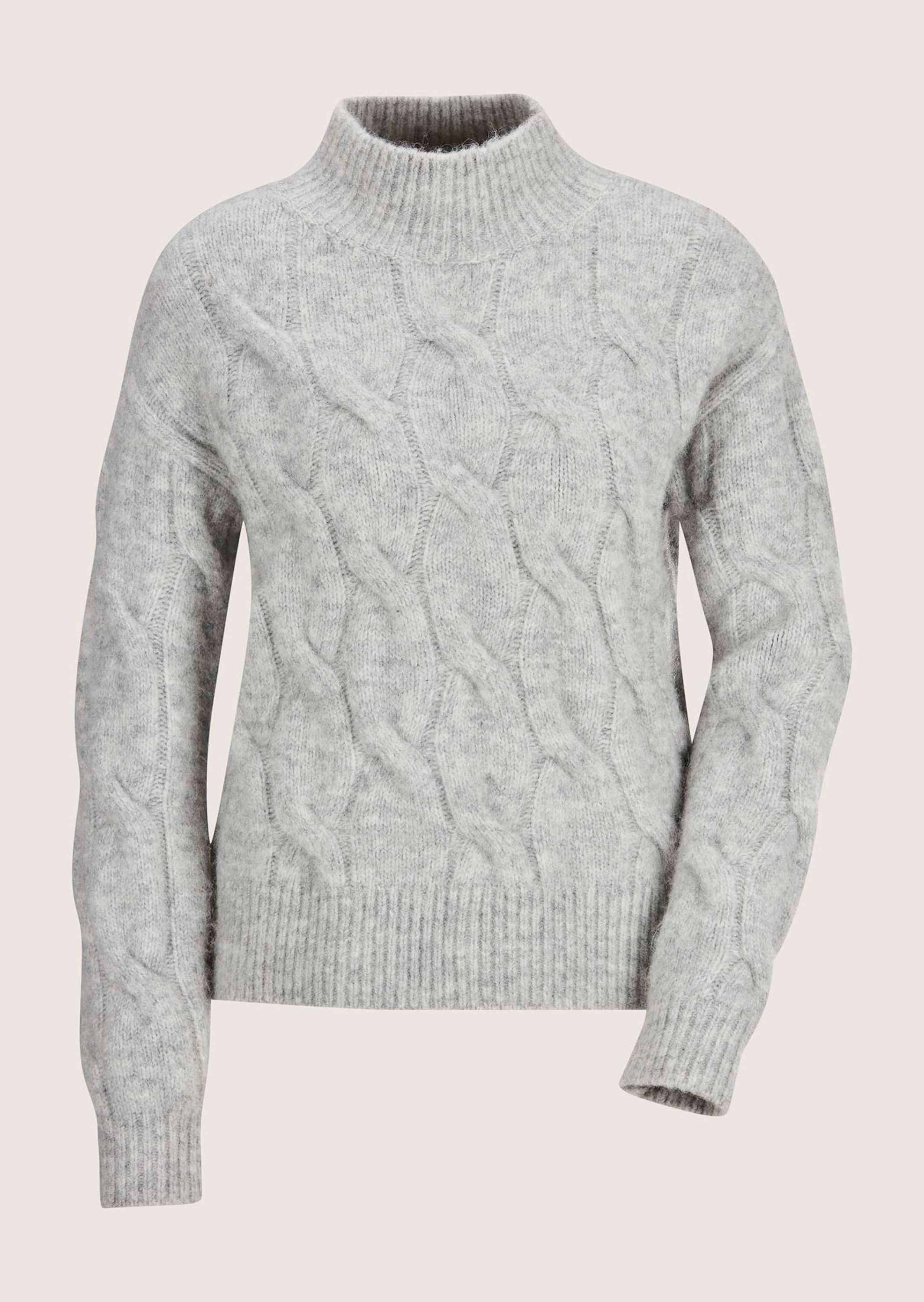 Strickpullover Pullover mit Zopfmuster