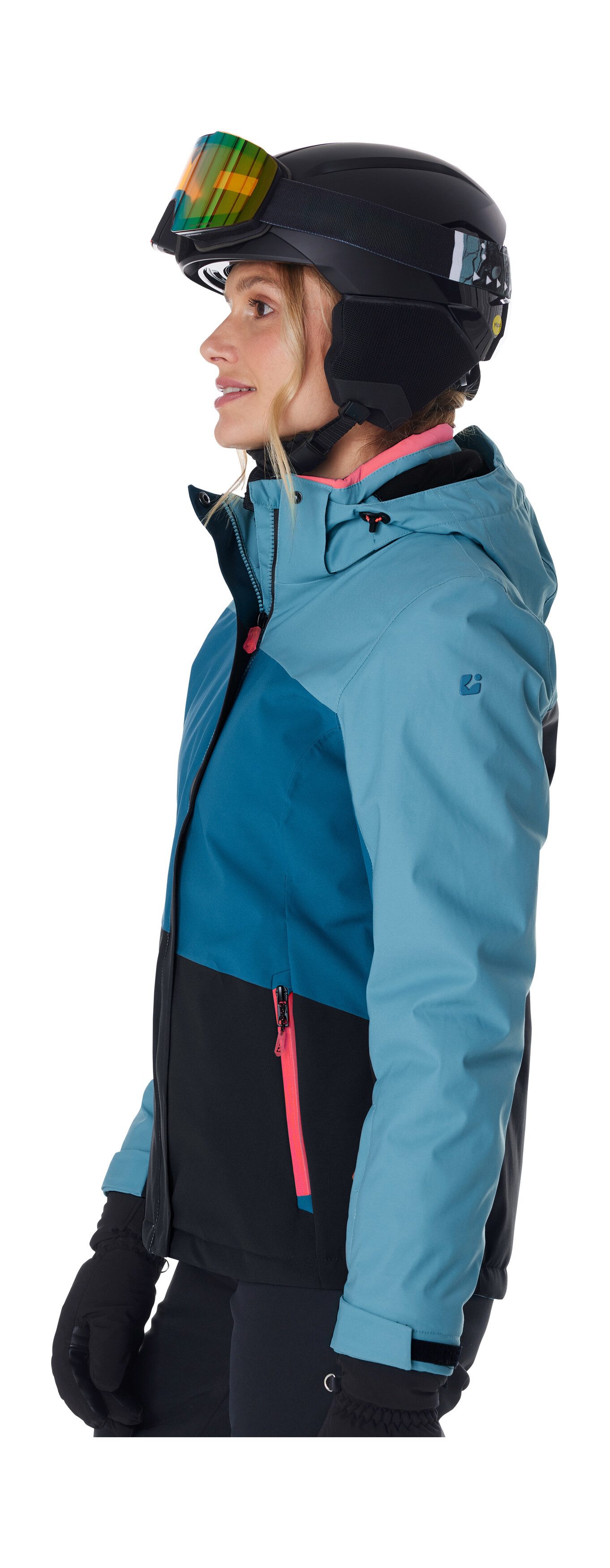Killtec Skijacke KSW 67 WMN SKI JCKT Damen Skijacke: wasserdicht, atmungsaktiv, abnehmbare Kapuze