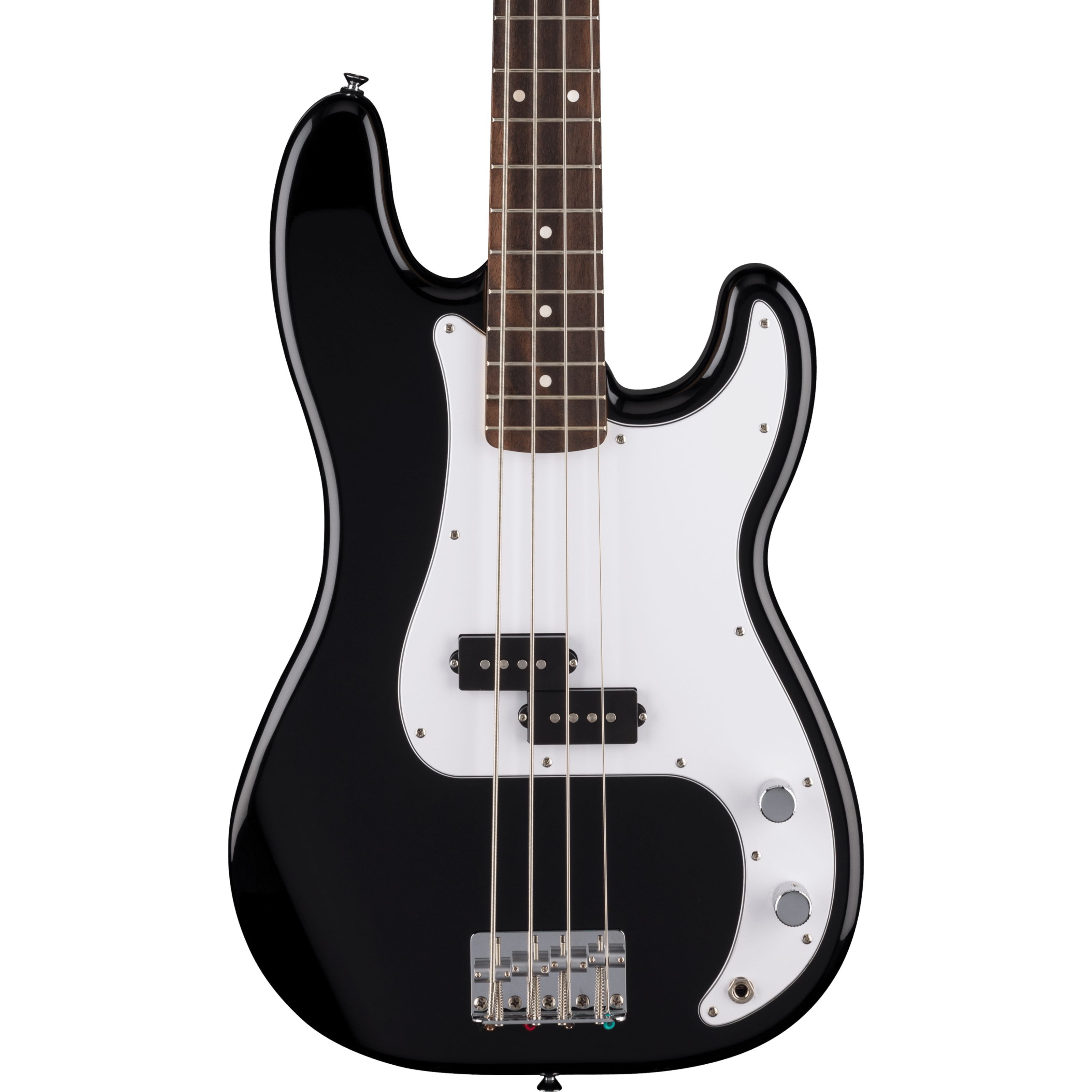 Fender E-Bass, E-Bässe, 4-Saiter E-Bässe, Standard Precision Bass LRL Black - E-Bass