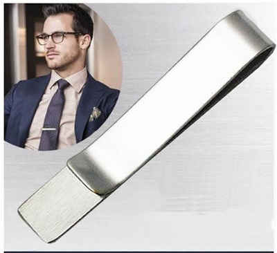 Mnöpf Krawattennadel 4.8cm Herren Krawattennadel Krawatte Edelstahl Tie Clip