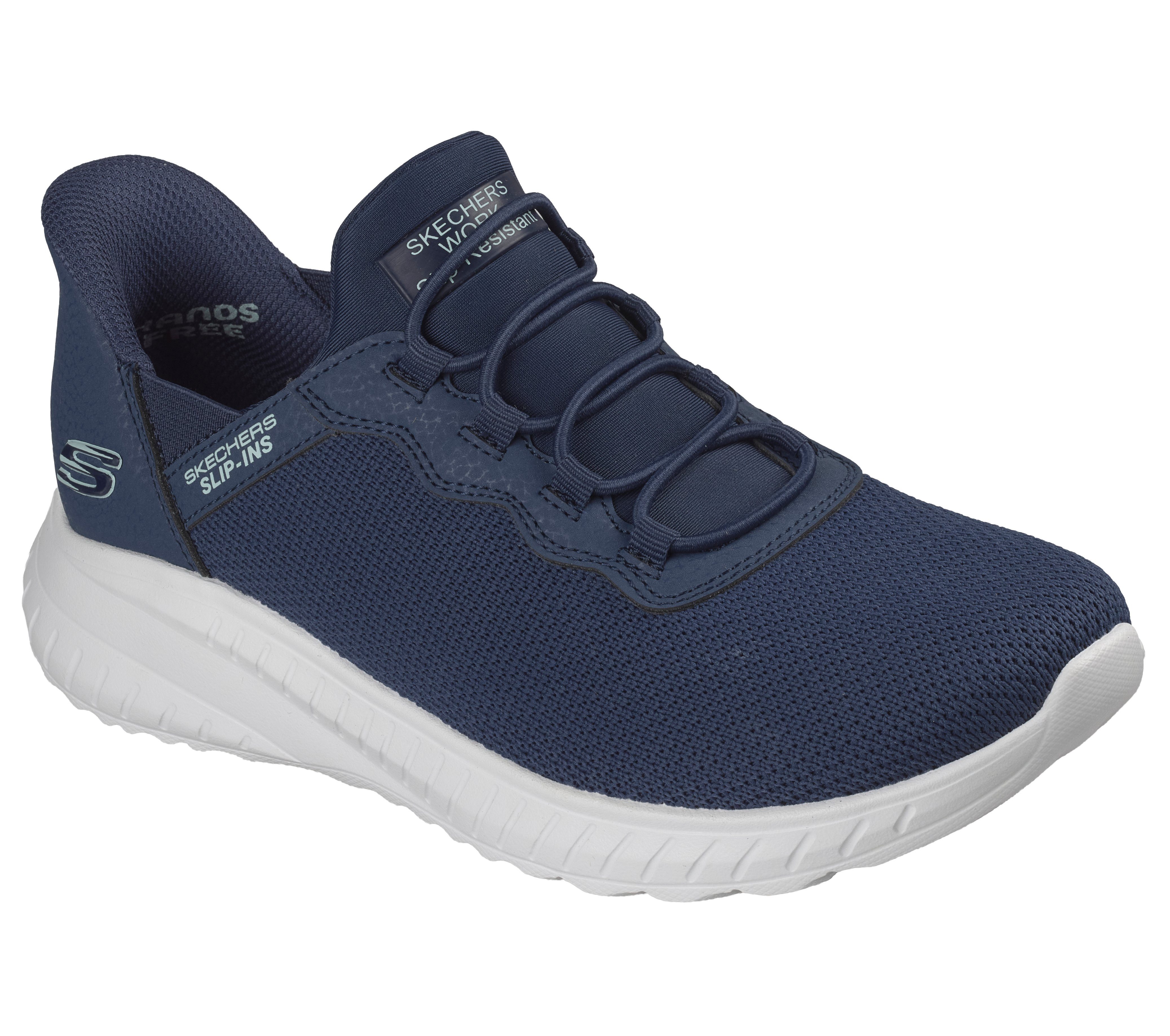 Skechers SQUAD CHAOS SR-JASUL Berufsschuh Slip-on Sneaker, Schlupfschuh mit Air-Cooled Memory Foam