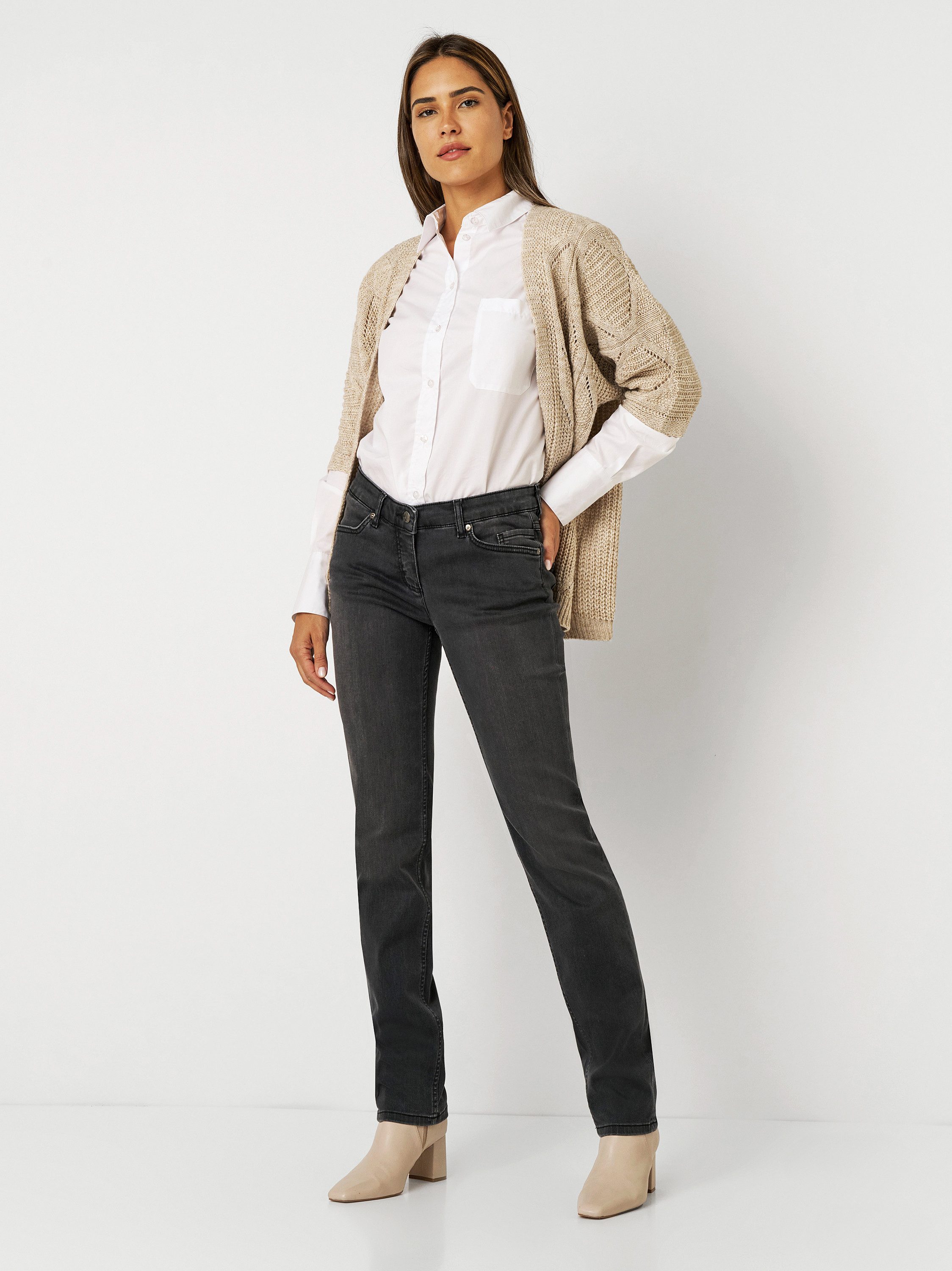 TONI Stretch-Jeans TONI PERFECT SHAPE anthra used 1106-0 11-45.872