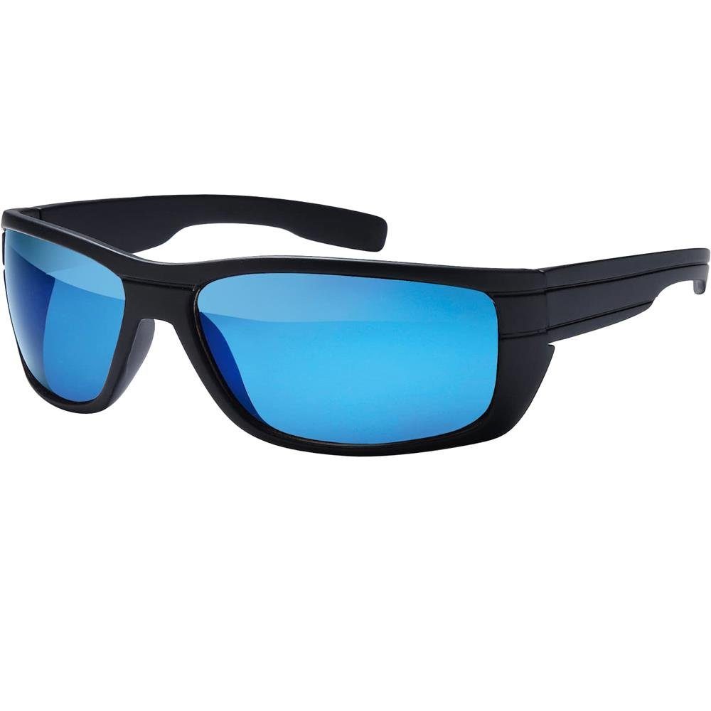 BEZLIT Eyewear Sonnenbrille Herren Sport Sonnen Brille Polarisiert Rechteckig (Packung, 1-St) mit polarisierten Linsen blau