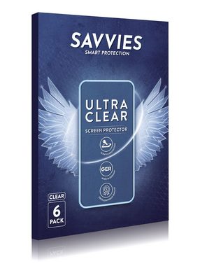 Savvies Schutzfolie für HP Slate 7 Voicetab Ultra 3900ns, Displayschutzfolie, 6 Stück, Folie klar