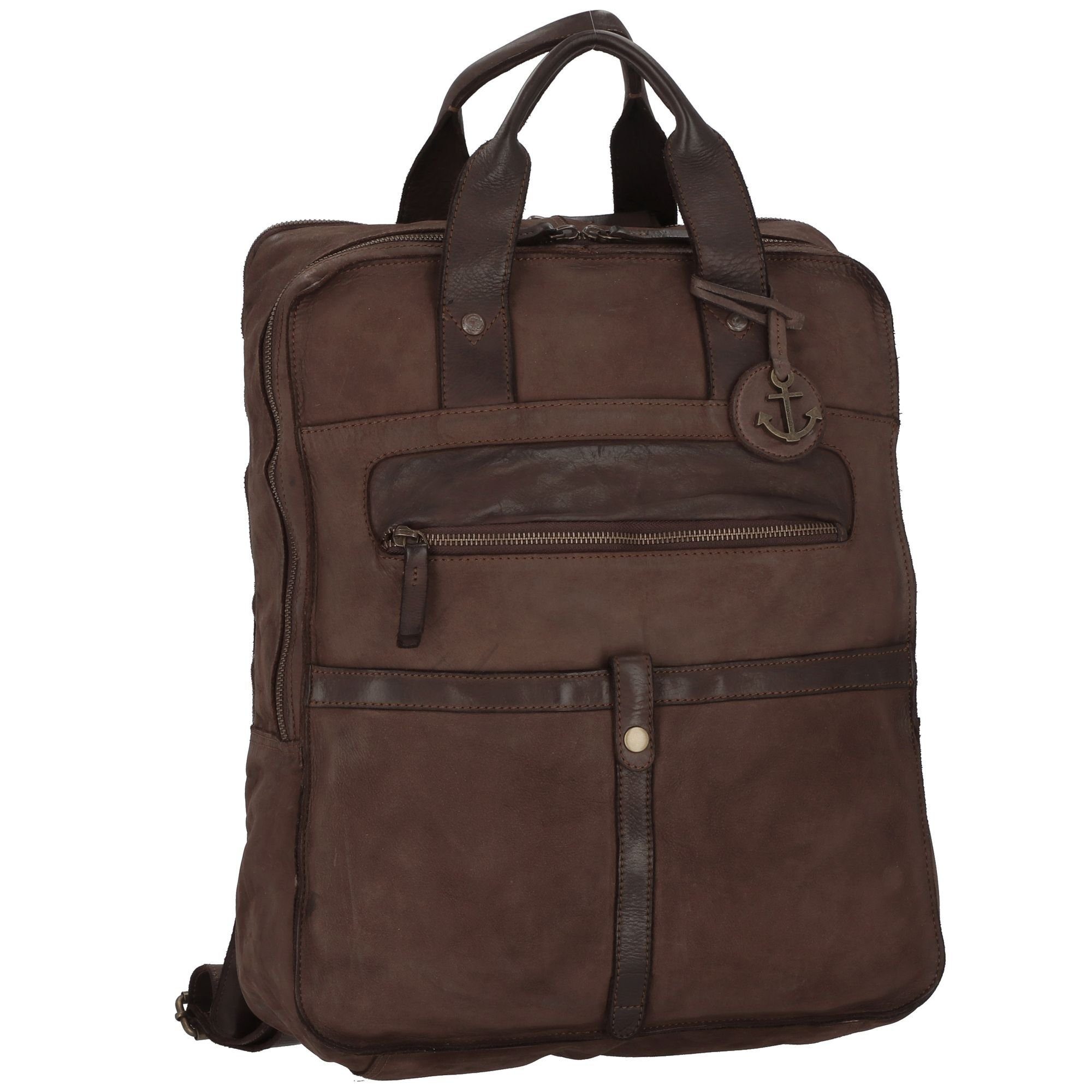 HARBOUR Cool Daypack Leder 2nd Casual, chocolate brown